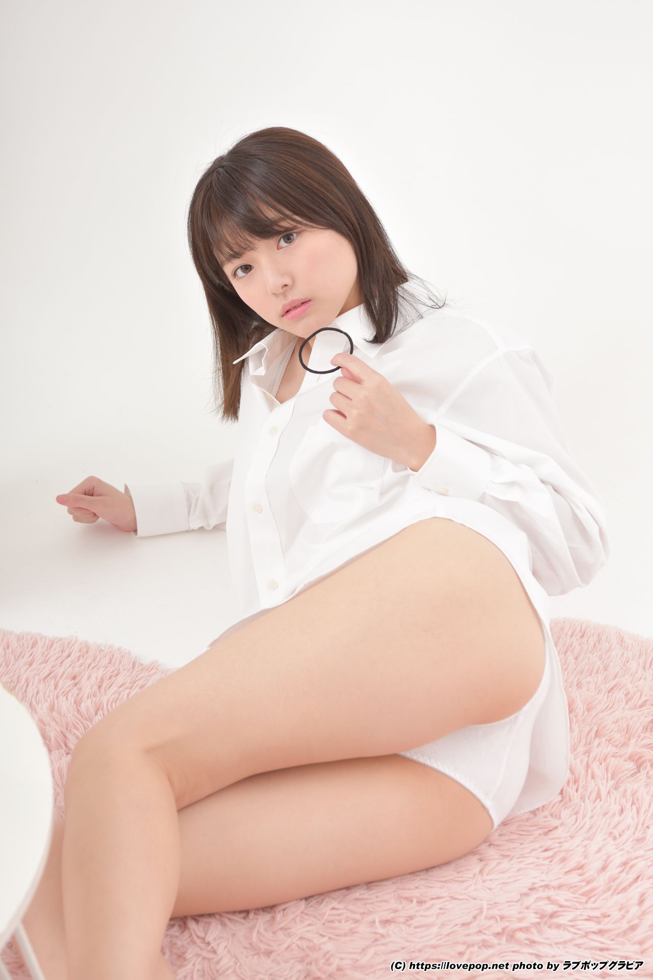 [LOVEPOP] 葉月つばさ 濡れた髪でワイシャツを羽織り…☆彼シャツ Photo - PPV/(73P)