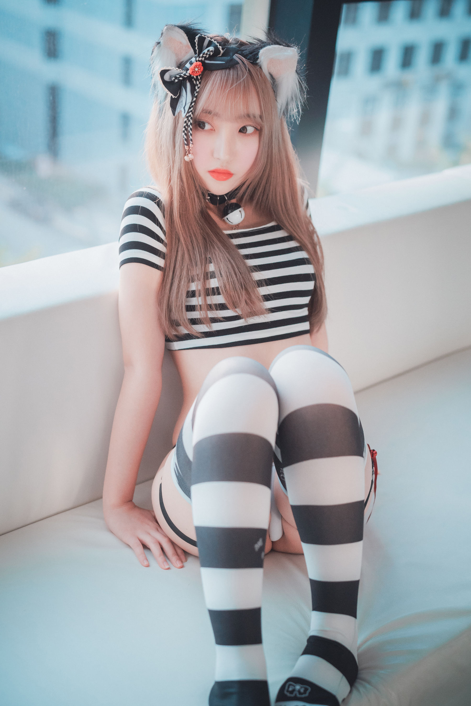 [DJAWA]  Hanari - Catgirl in Stripes/(91P)