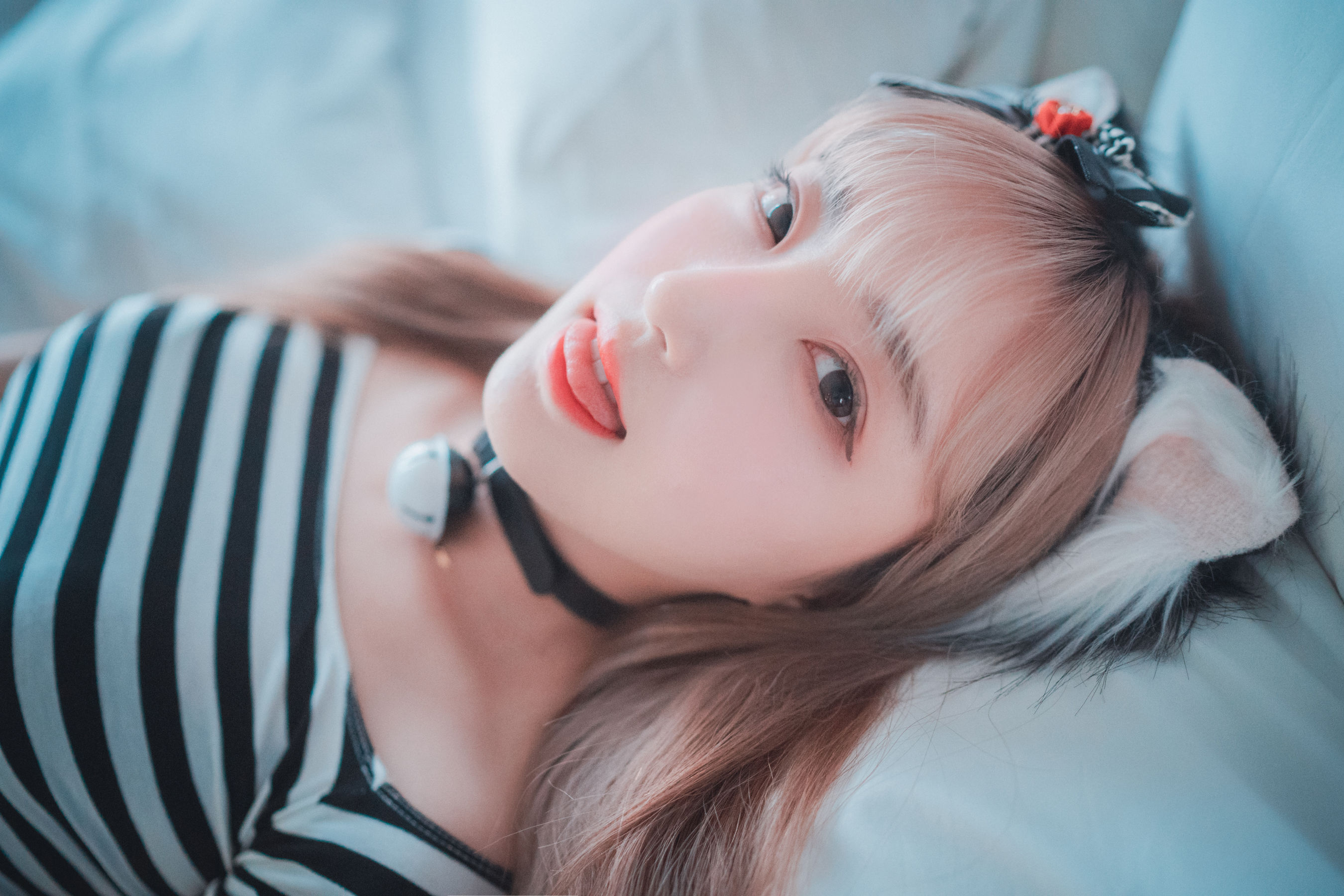 [DJAWA]  Hanari - Catgirl in Stripes/(91P)