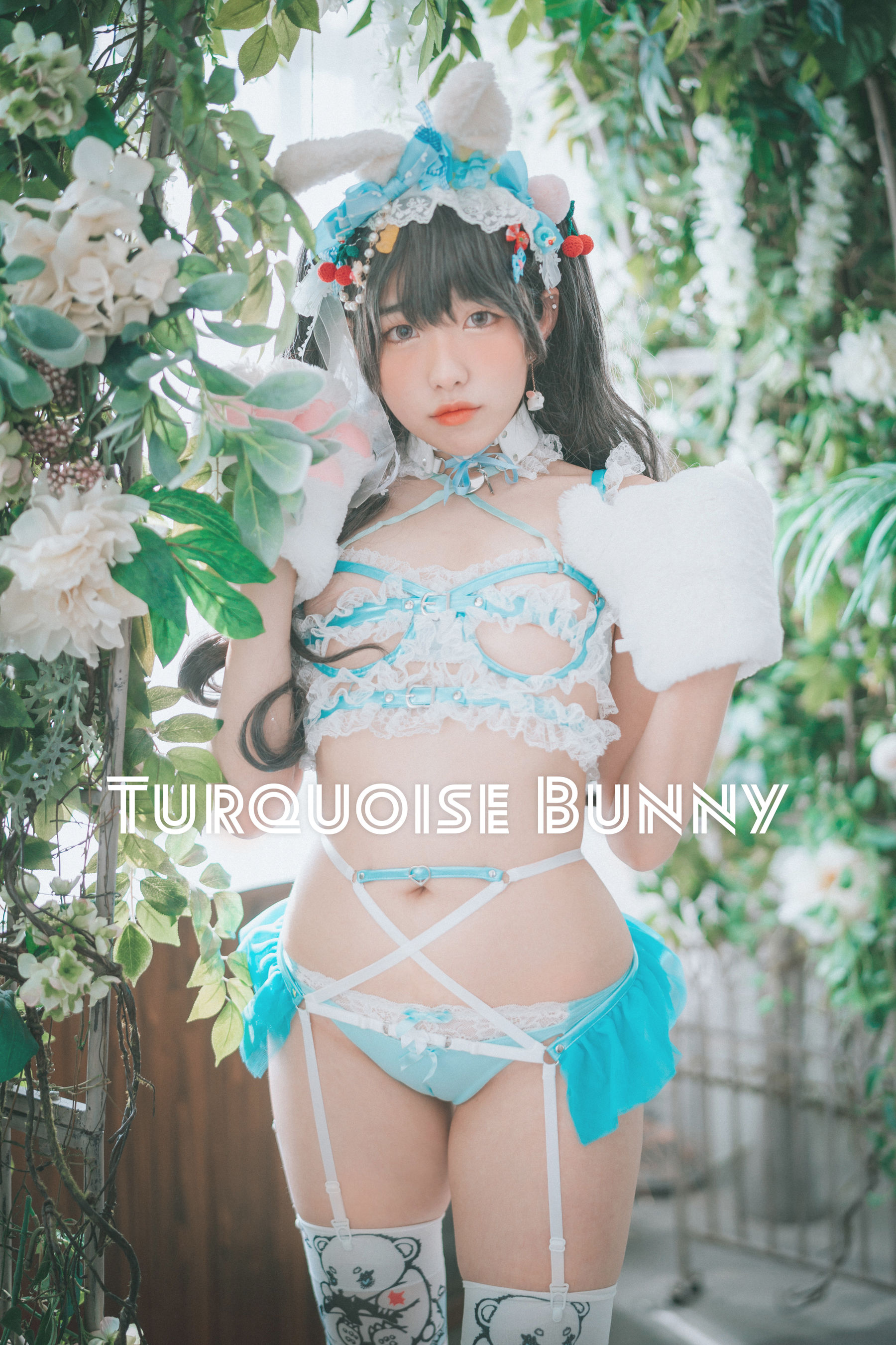 [DJAWA]  Sonson - Turquoise Bunny 写真套图/(50P)