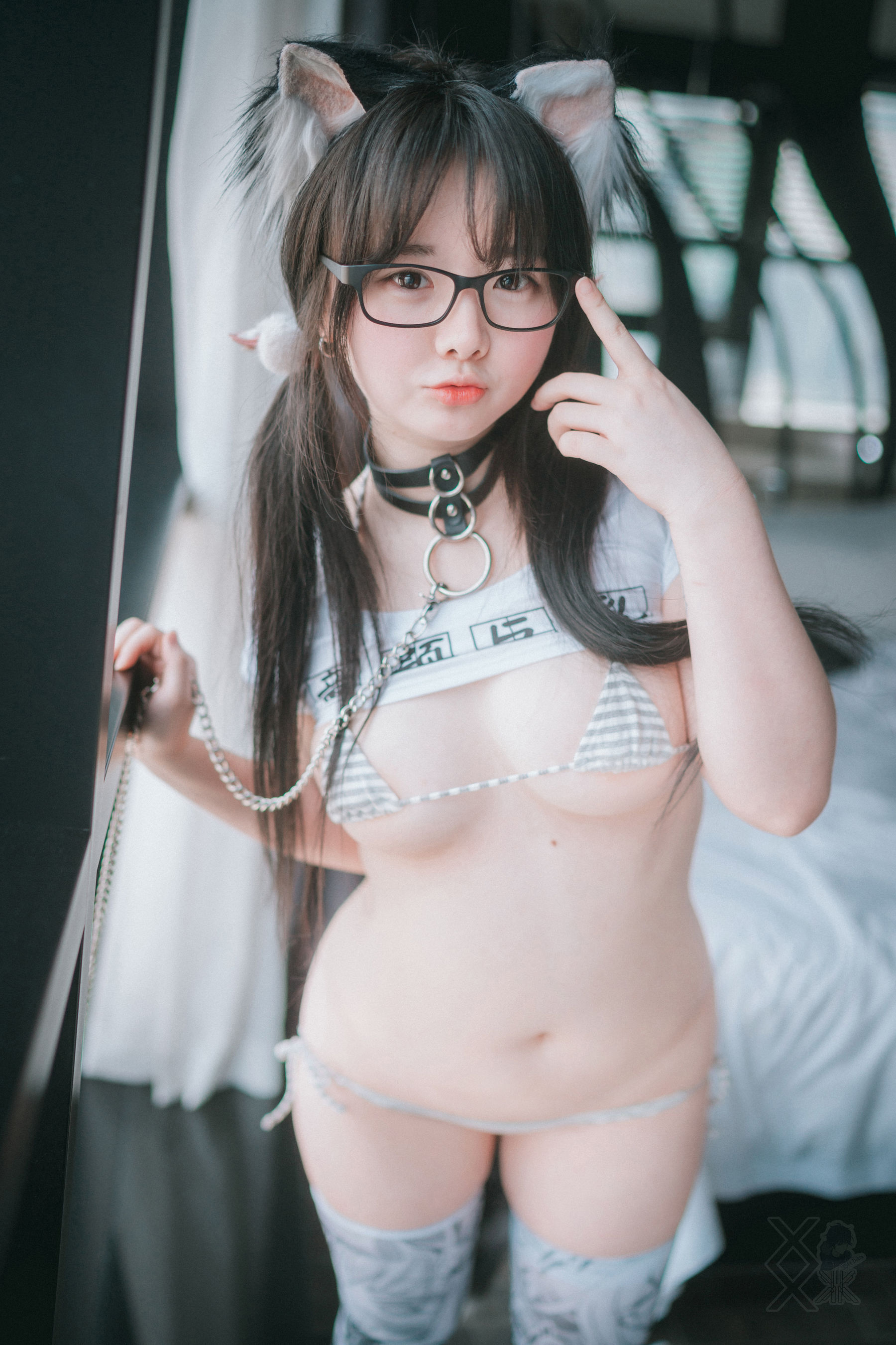 [DJAWA]  Aya - Tamed Wolfgirl 写真套图/(47P)