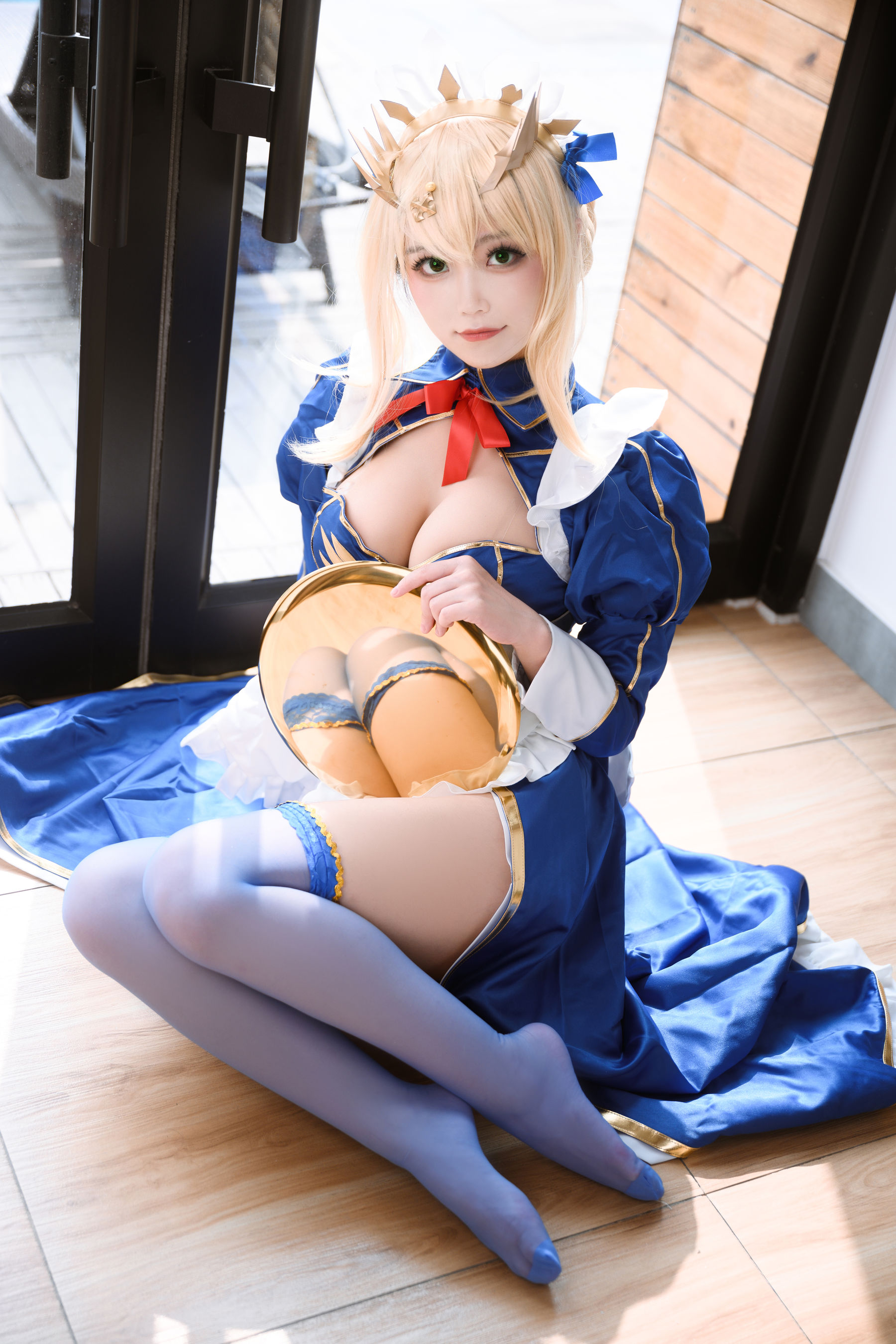 [网红COSER写真] Cosplay汪知子 - 白枪呆/(17P)