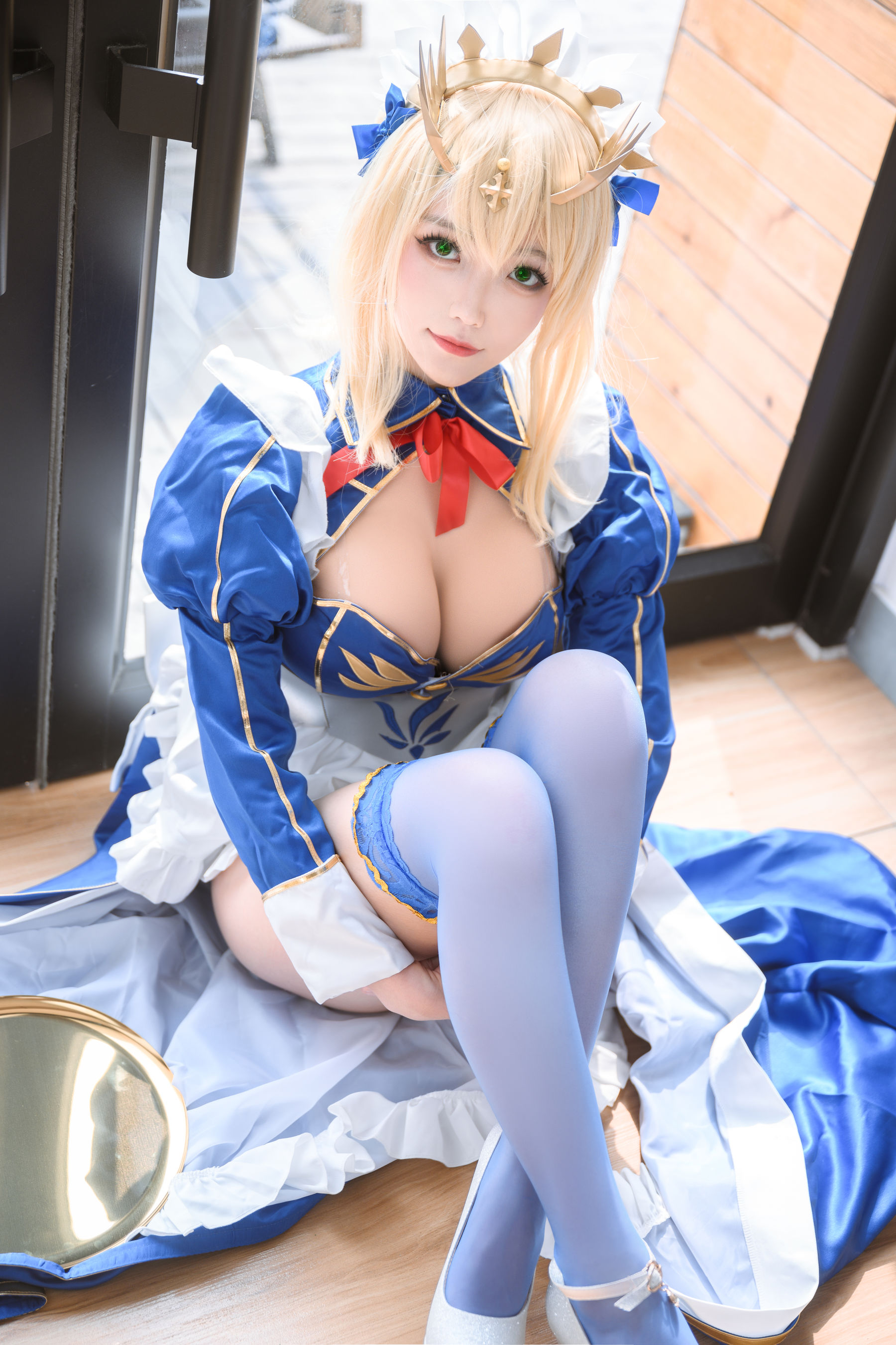 [网红COSER写真] Cosplay汪知子 - 白枪呆/(17P)