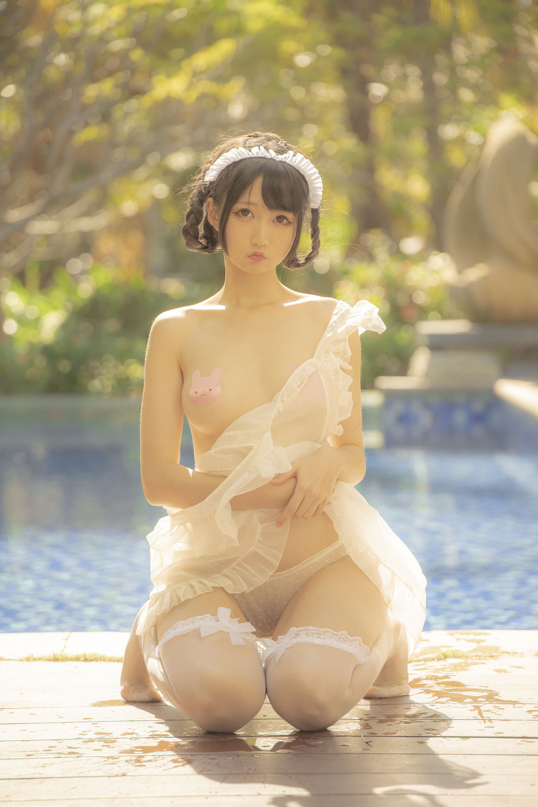 [网红COSER写真] NAGISA魔物喵 - 女仆的夏天/(61P)