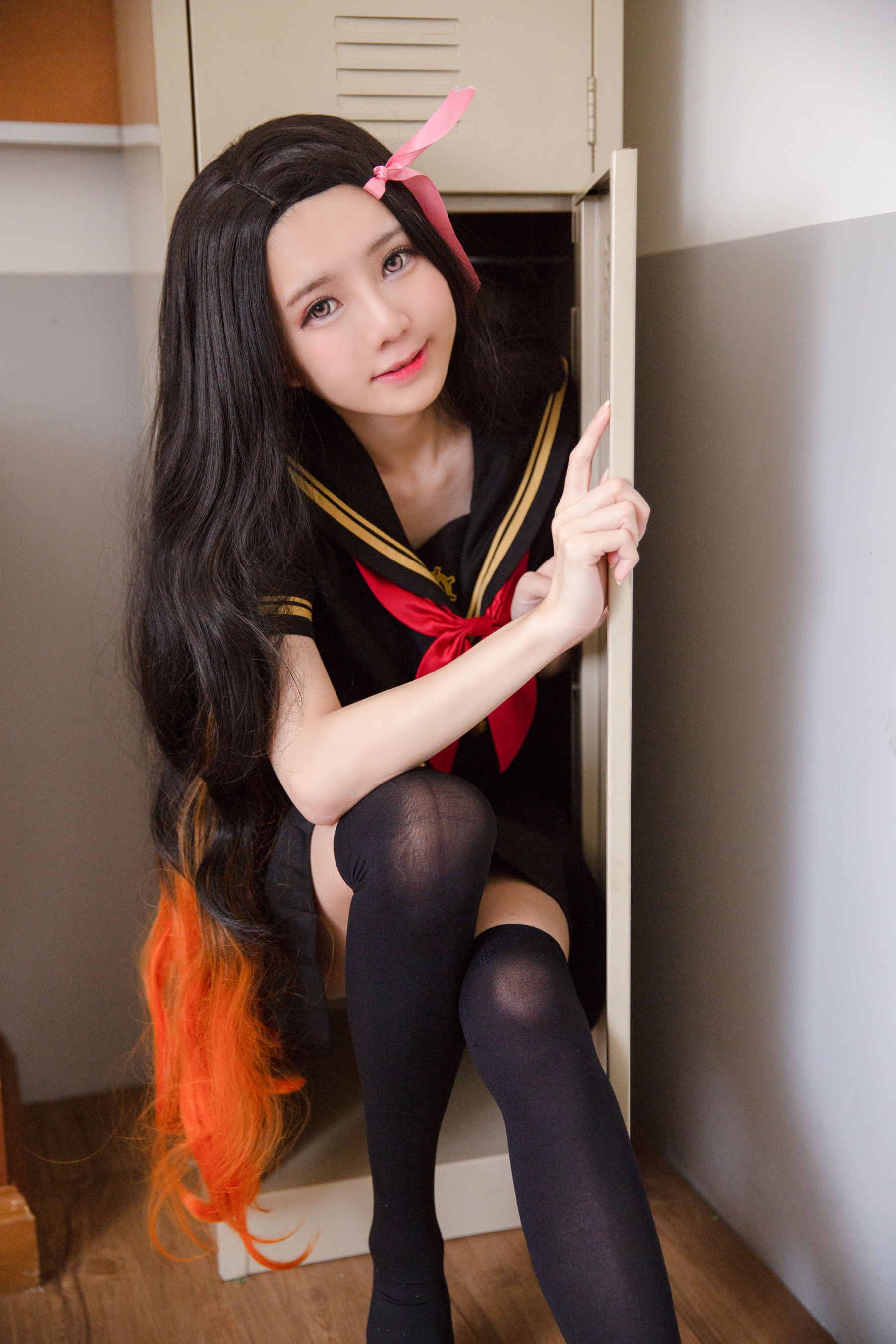 [网红COSER写真] Sally Dorasnow - Nezuko School/(19P)