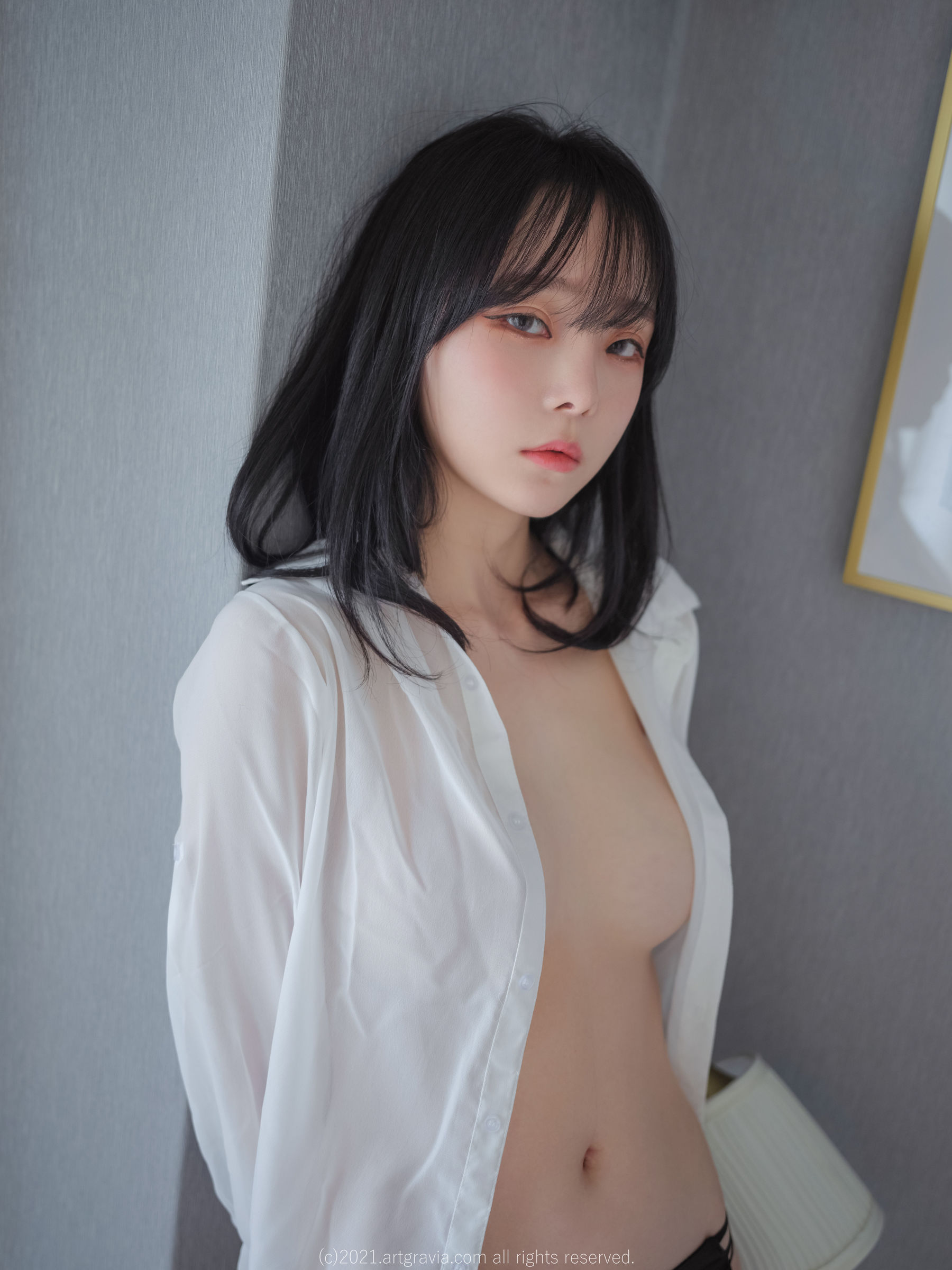 [ARTGRAVIA] VOL.261 Ming Sunha - 白衬衫女友居家诱惑/(80P)