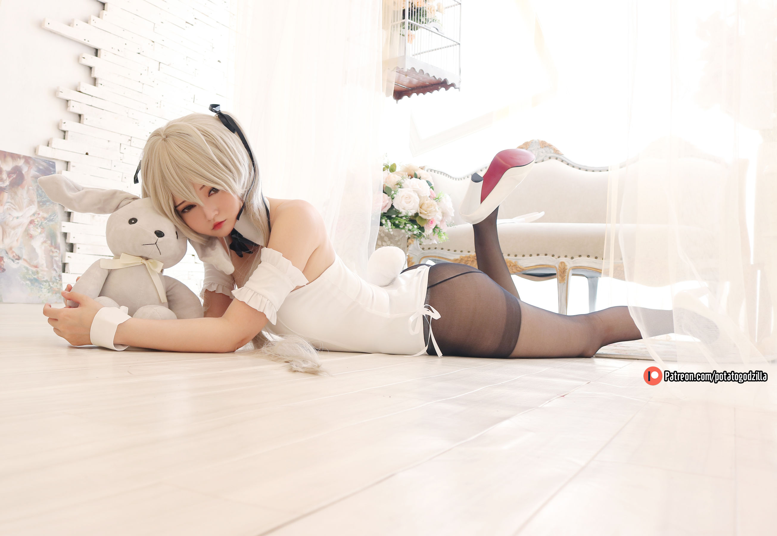 [COS福利] Coser小姐姐Potato Godzilla - Sora Kasugano Bunny Suit/(31P)