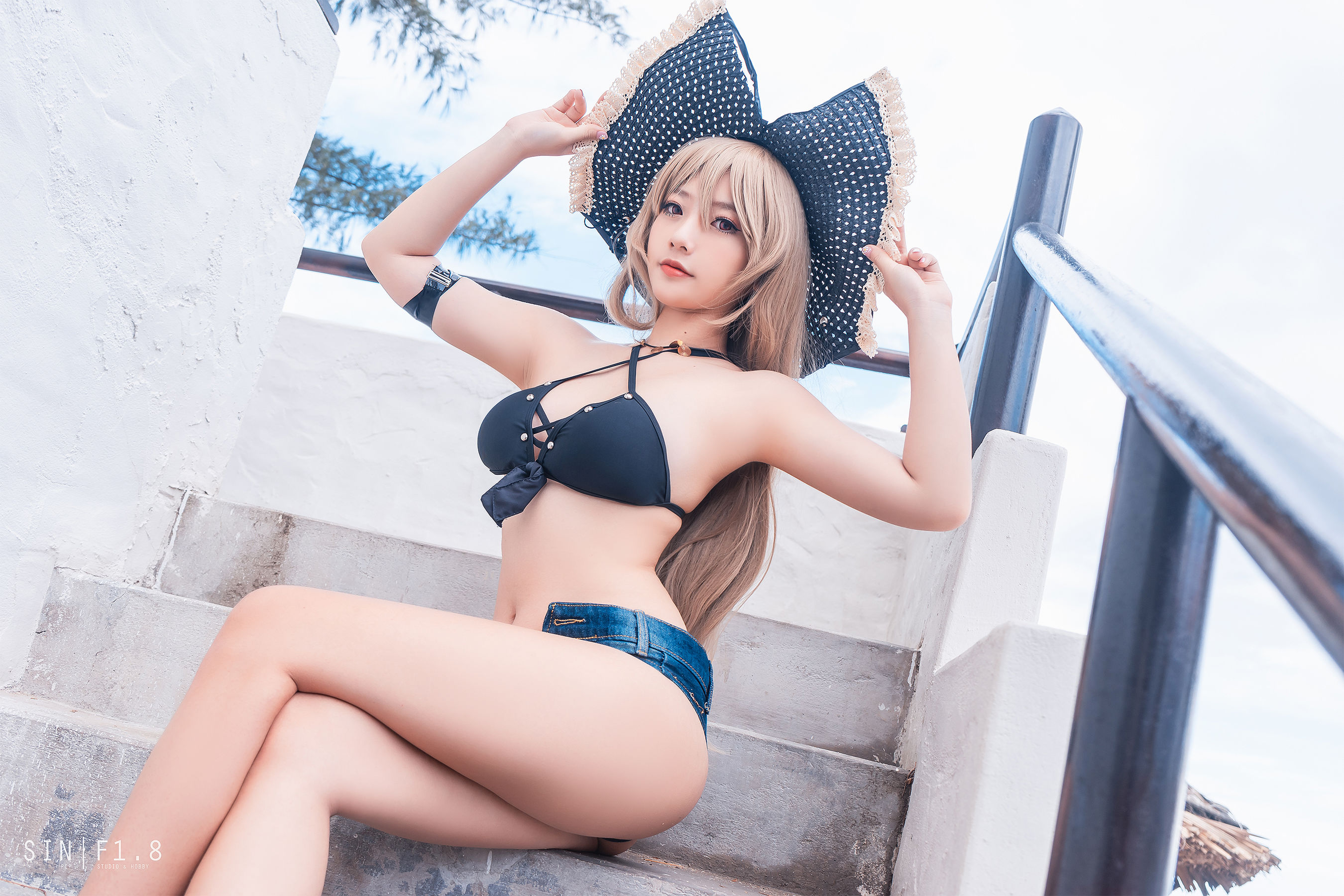 [COS福利] Messie Huang - Jean Bart swimsuit/(20P)