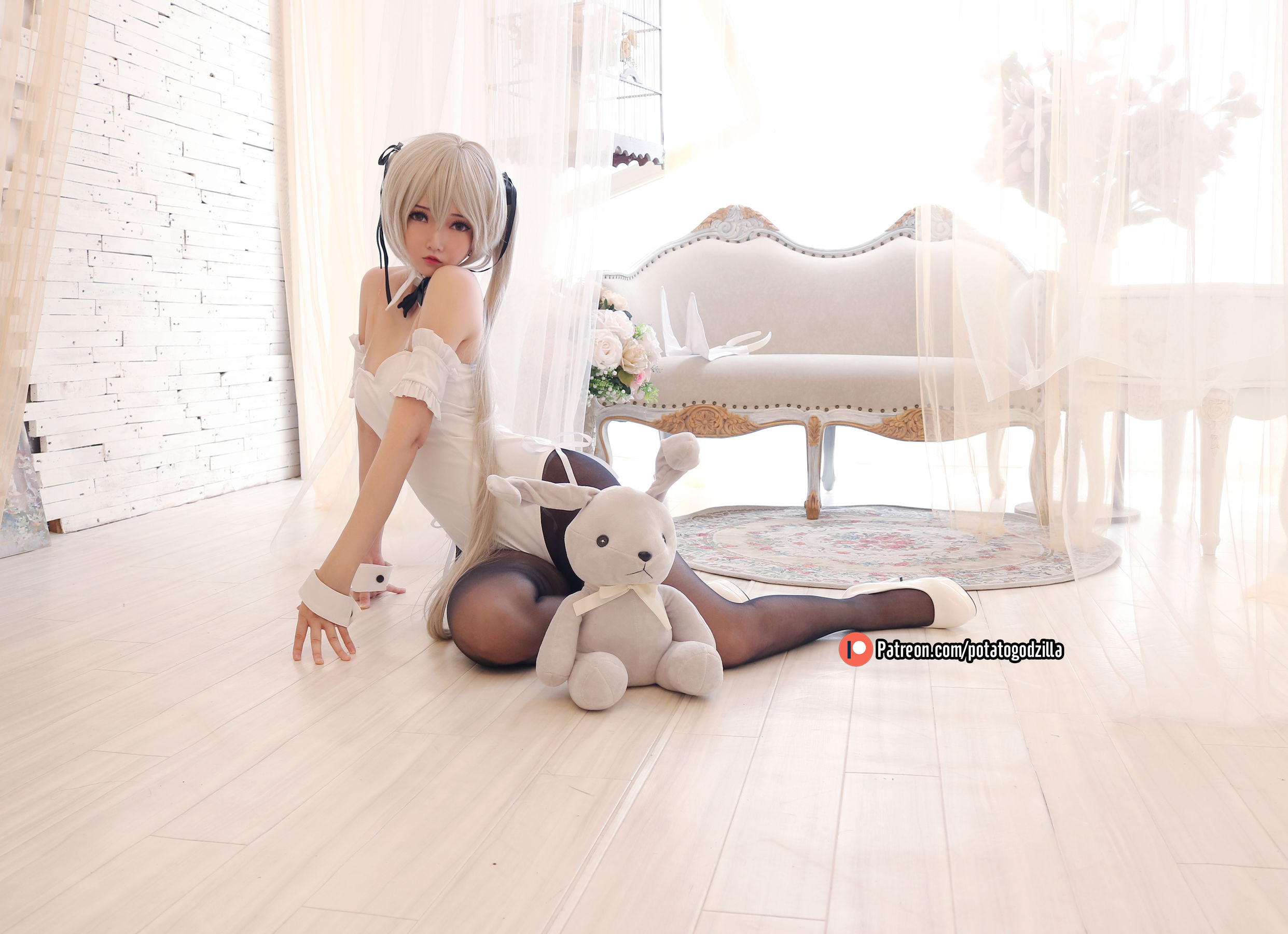 [COS福利] Coser小姐姐Potato Godzilla - Sora Kasugano Bunny Suit/(31P)