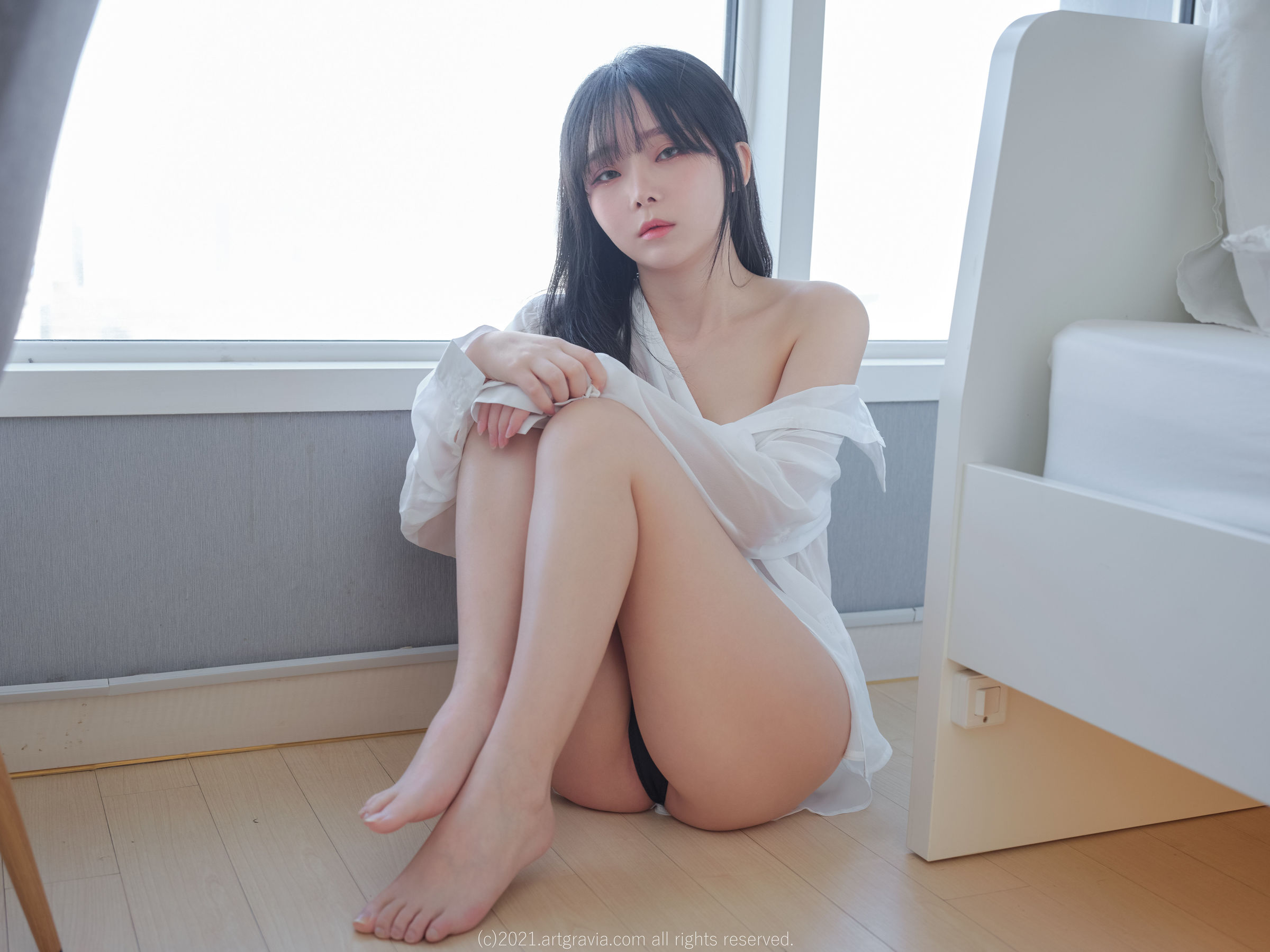 [ARTGRAVIA] VOL.261 Ming Sunha - 白衬衫女友居家诱惑/(80P)