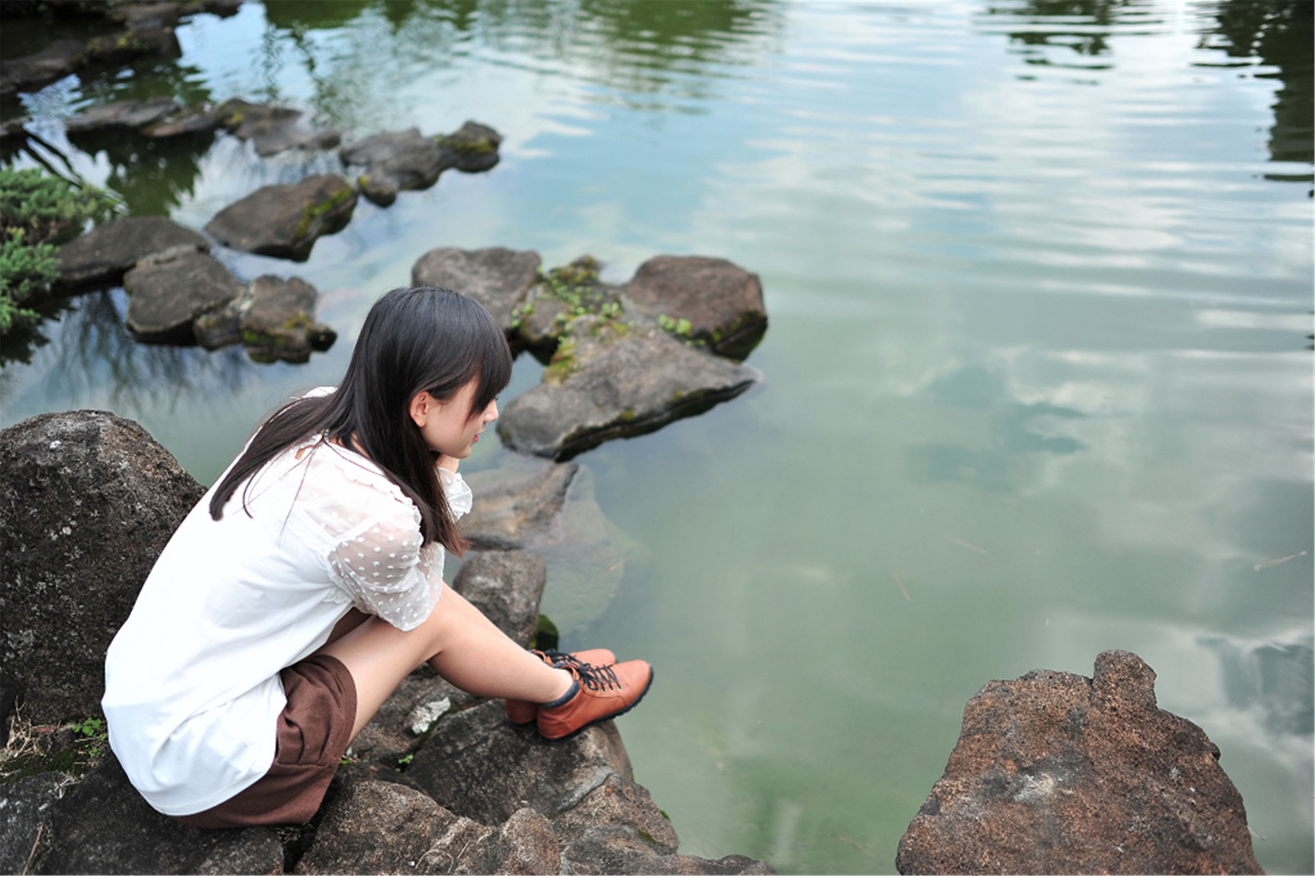 台湾美少女小敬(虞成敬)《逸仙公园外拍》/(21P)