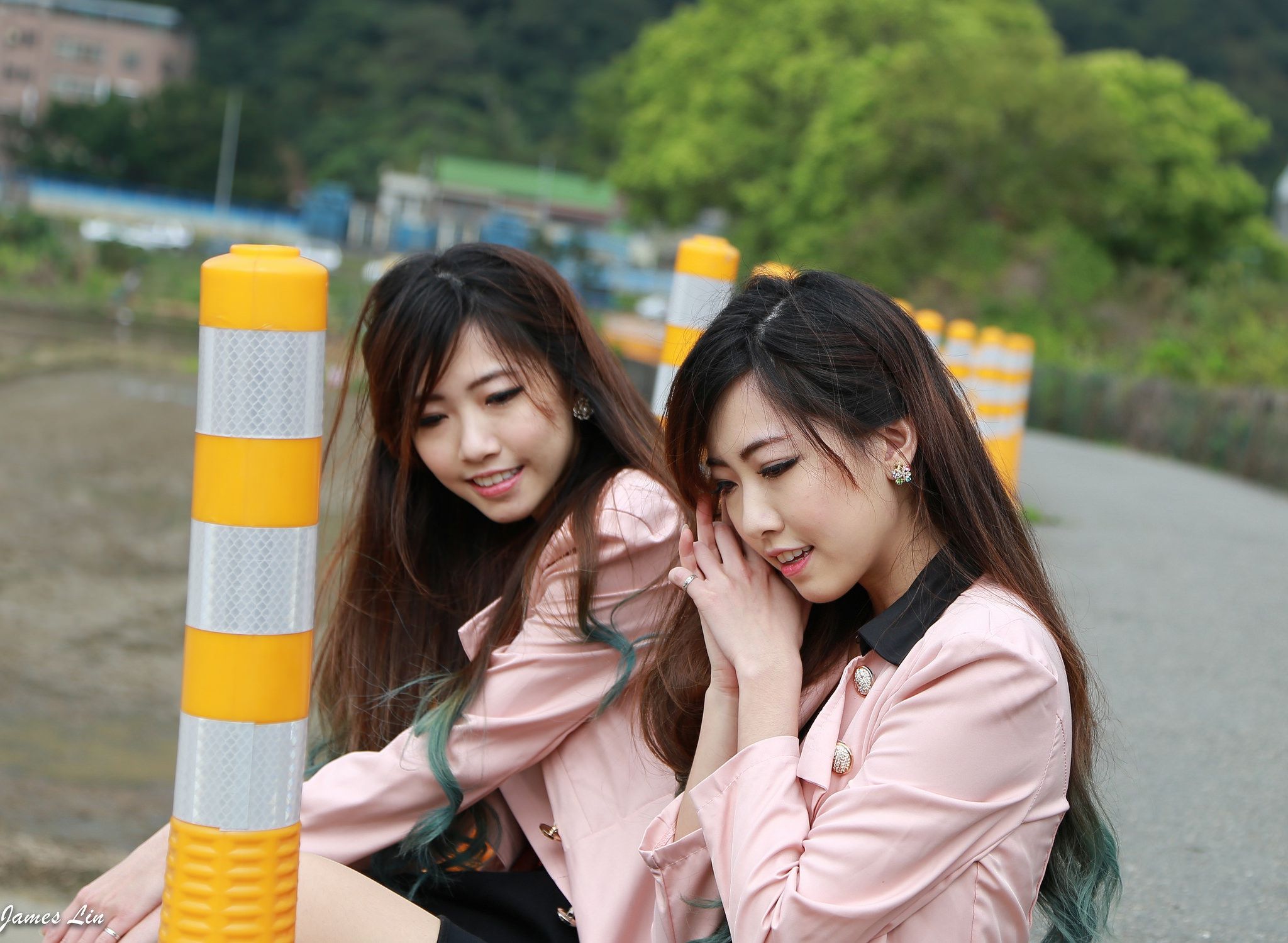 极品清纯甜美台湾双胞胎姐妹花清新外拍/(64P)