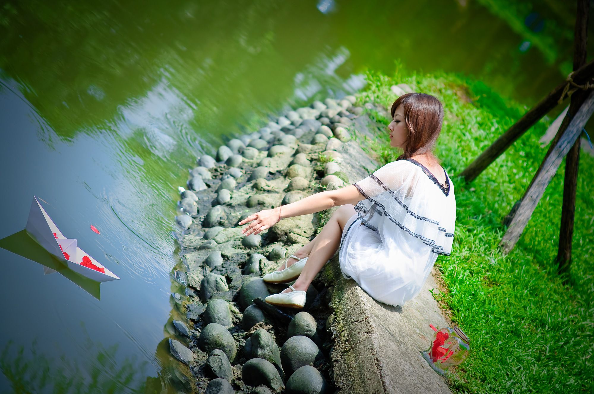 果子MM/张凯洁《大湖公園外拍》/(50P)