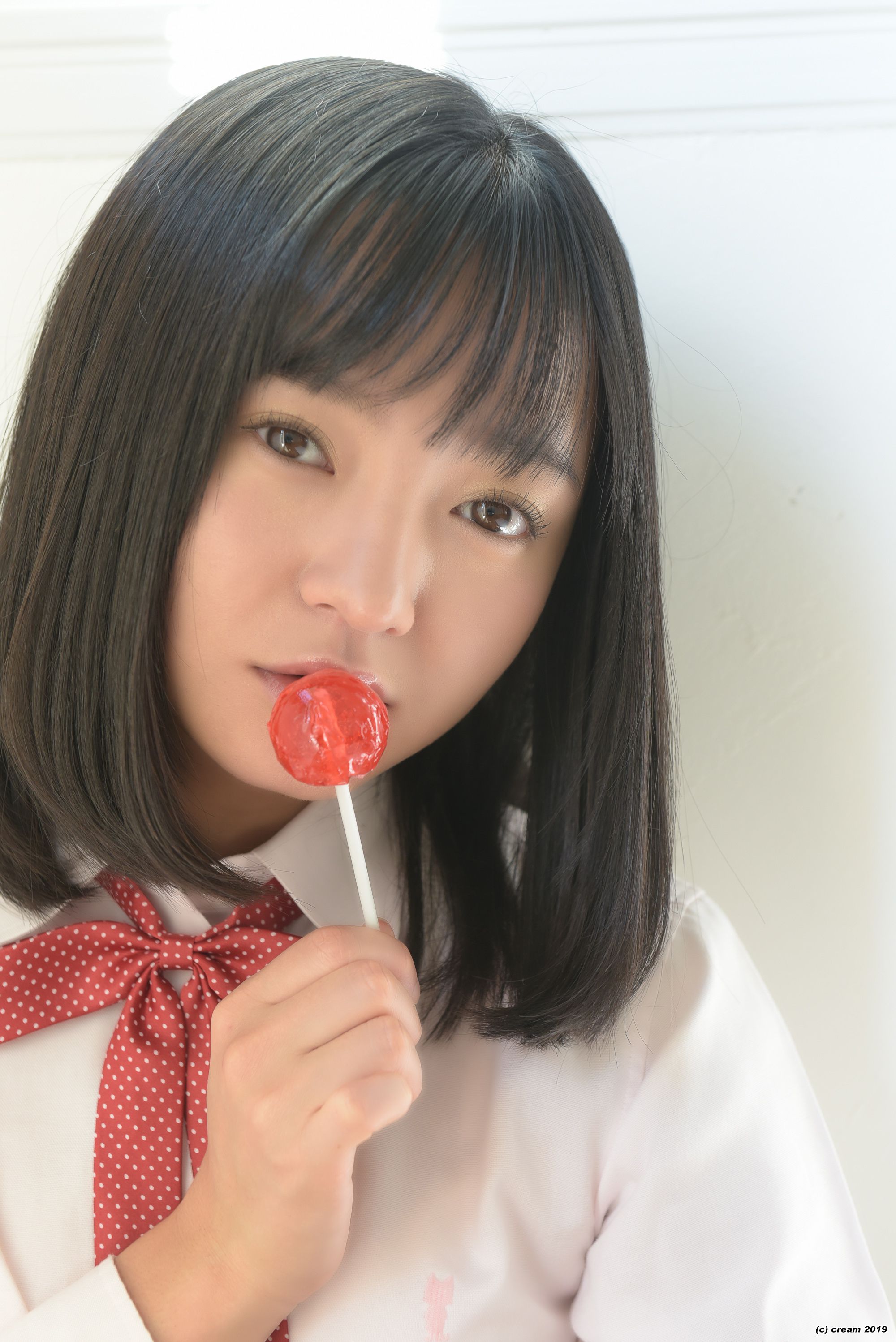 [LOVEPOP] Ayana Nishinaga 西永彩奈 Ayana Stripes - (Cream) - PPV/(100P)