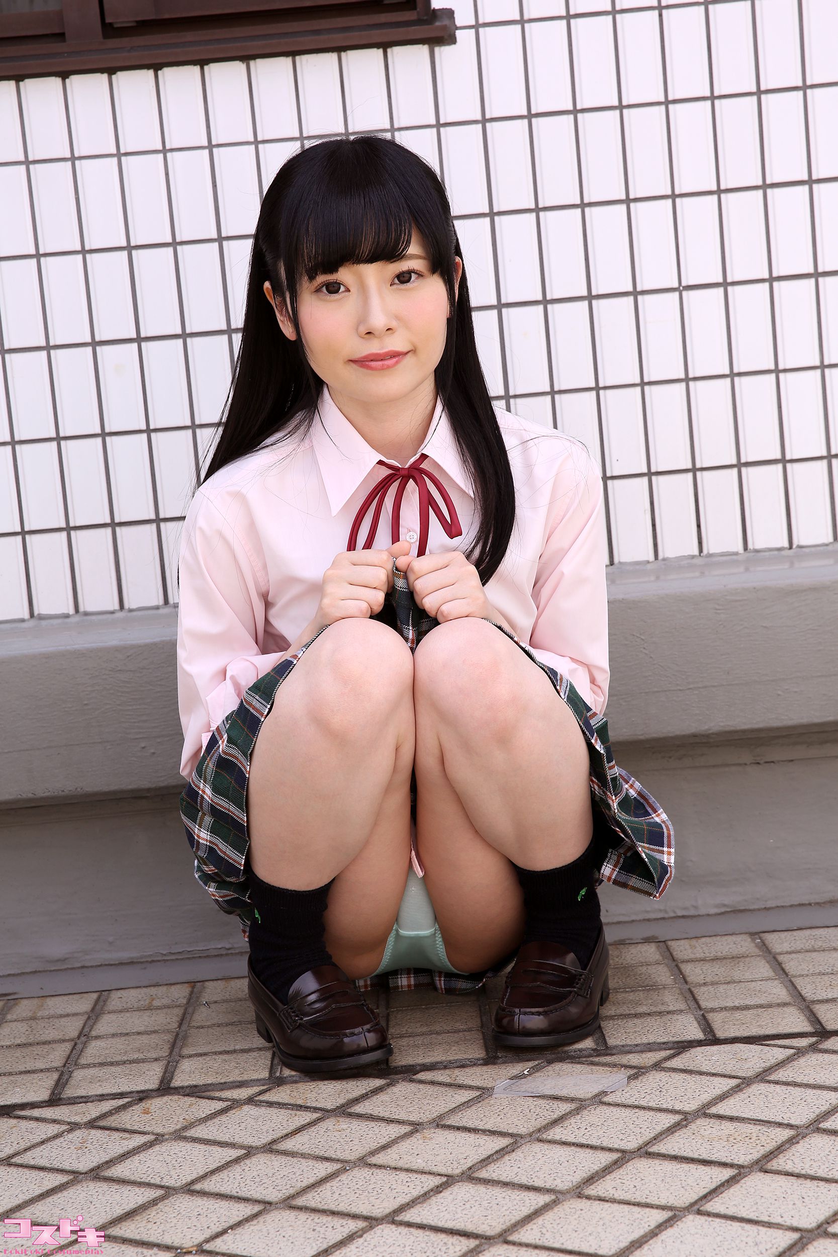 [Cosdoki] Tae Kurumi 胡桃たえ kurumitae_pic_seifuku1 2/(60P)