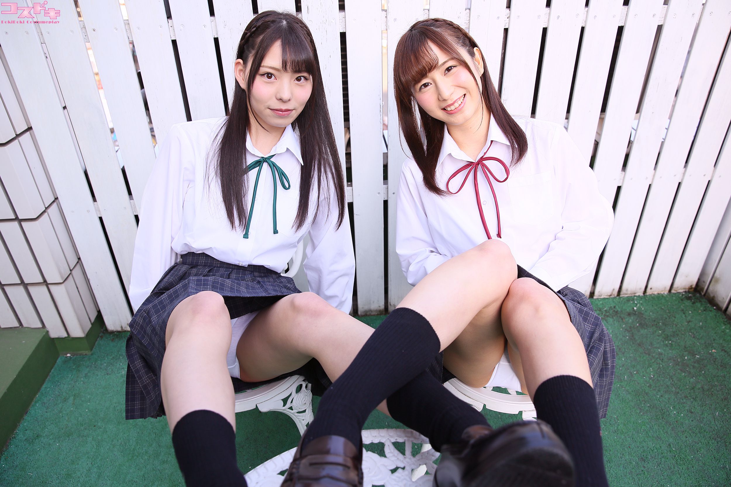 [Cosdoki] Sora Izumi 泉水蒼空2 & Chiaki Narumi 鳴海千秋2 izuminarumi_pic_seifuku1/(39P)