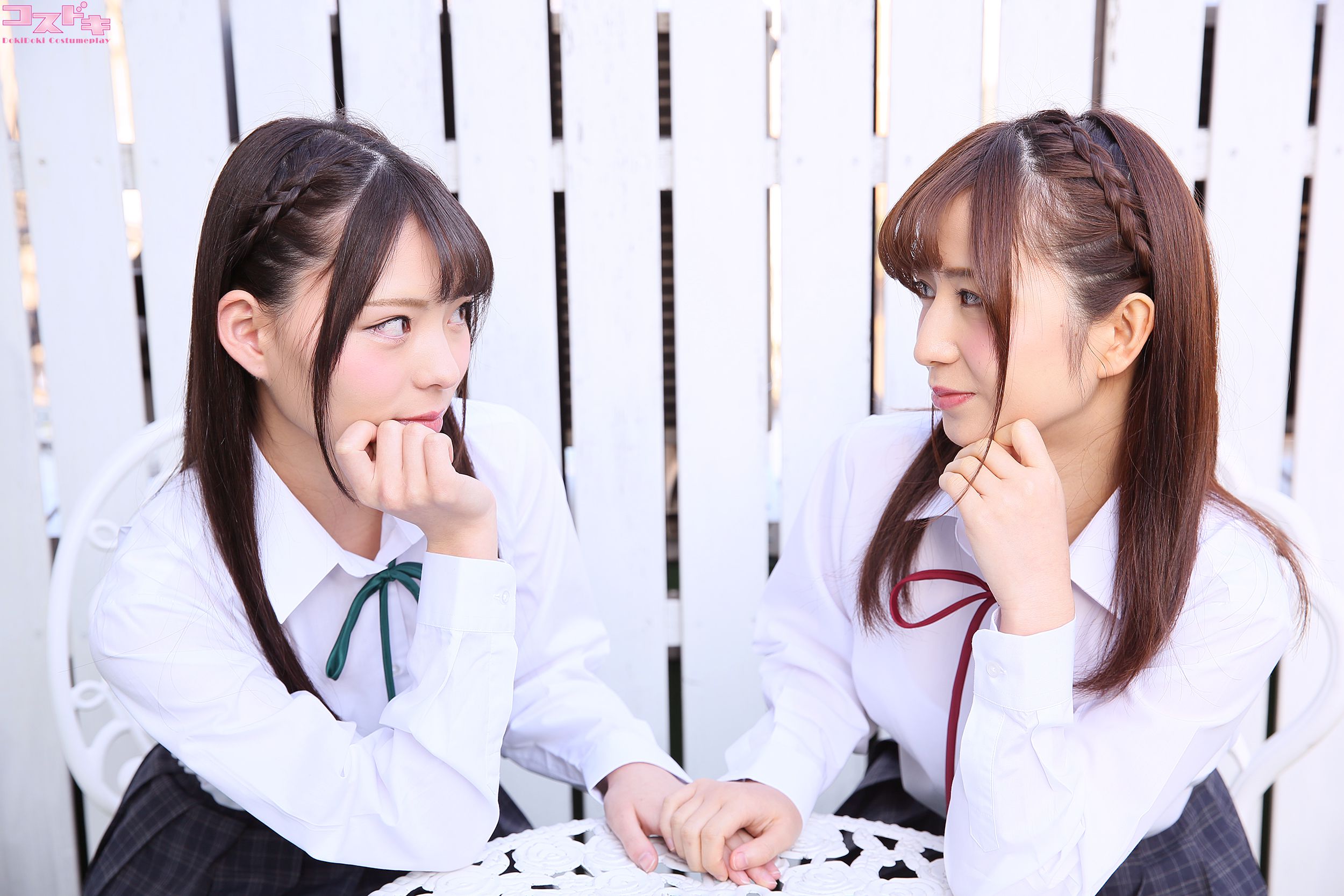 [Cosdoki] Sora Izumi 泉水蒼空2 & Chiaki Narumi 鳴海千秋2 izuminarumi_pic_seifuku1/(39P)