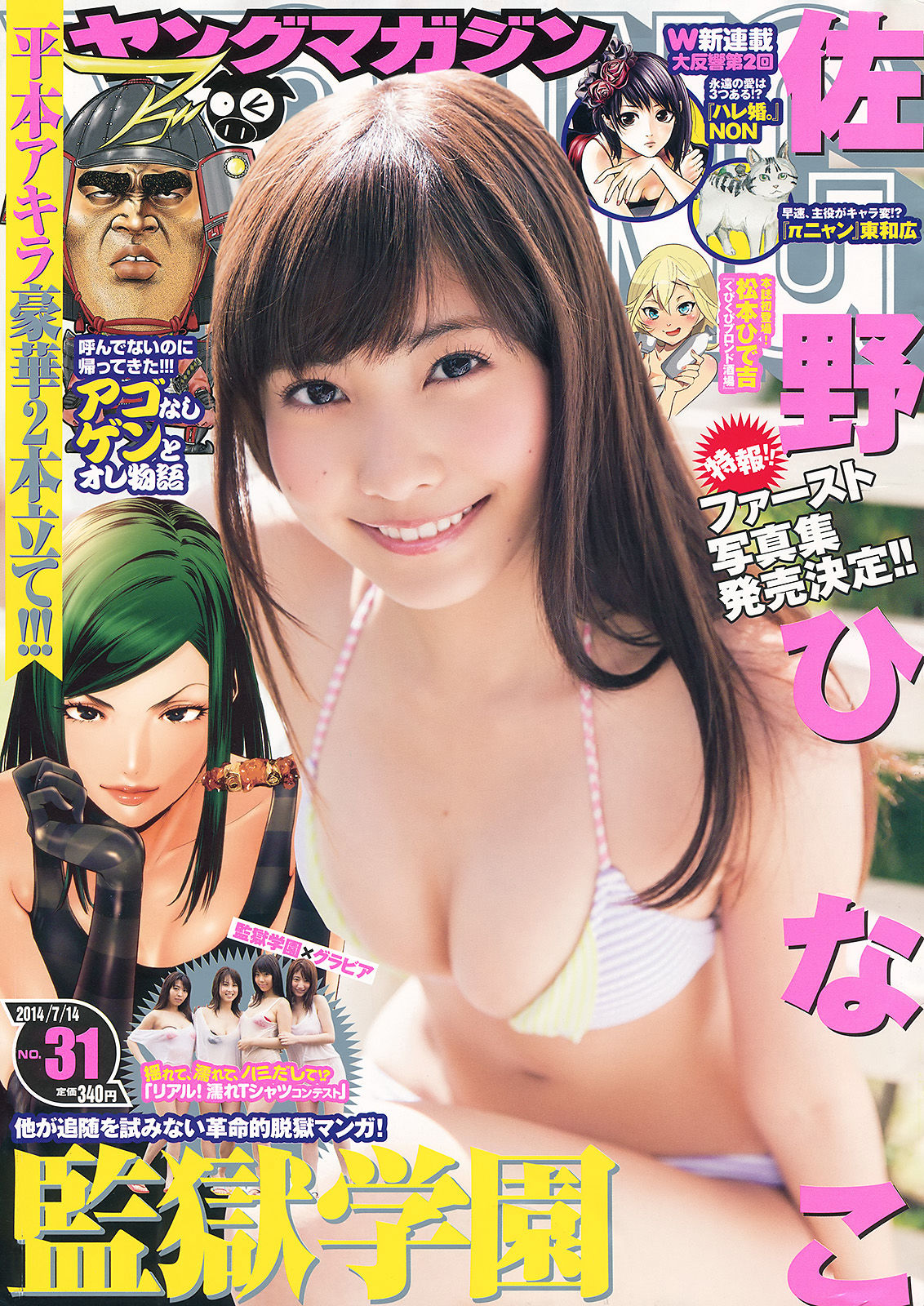 [Young Magazine] 2014年No.31 佐野ひなこ/(10P)