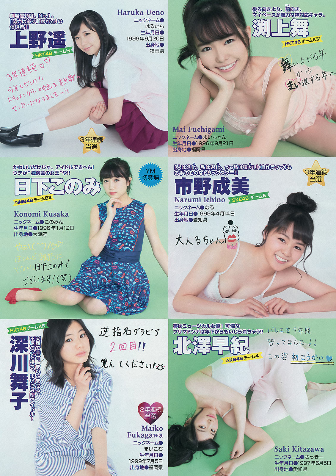 [Young Magazine] 2016年No.28 向井地美音/(21P)