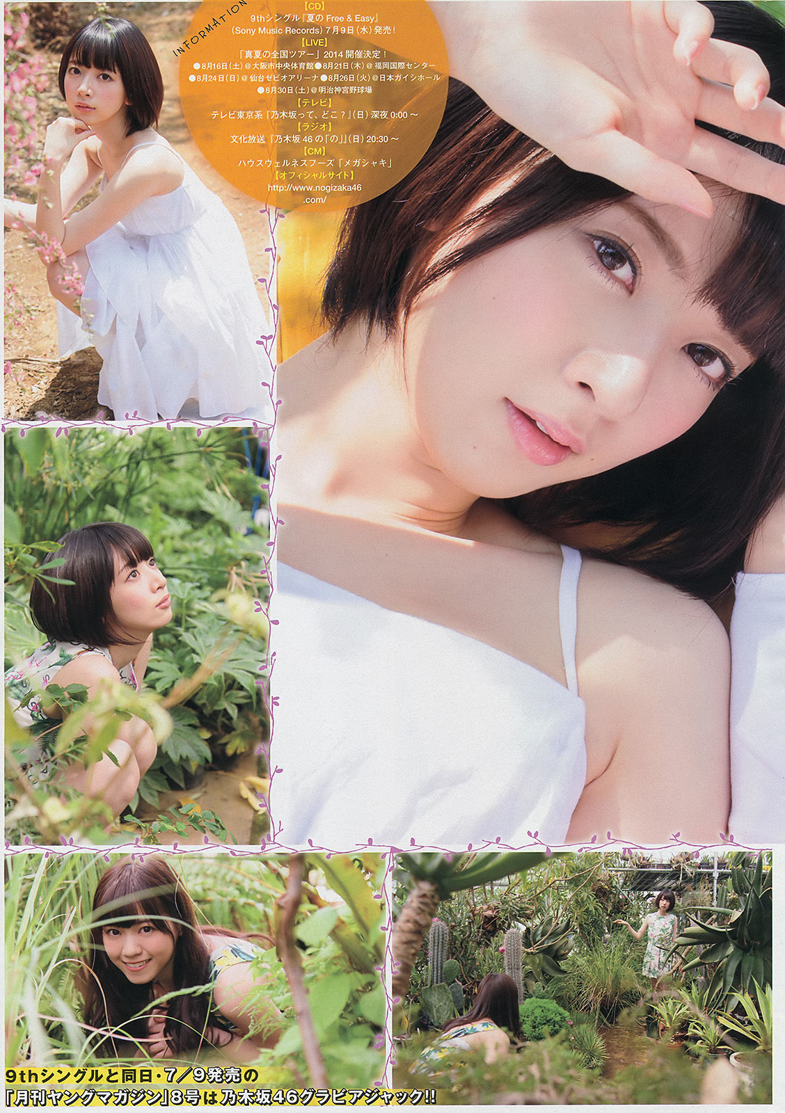 [Young Magazine] 2014年No.29 壇蜜 西野七瀬 橋本奈々未/(14P)