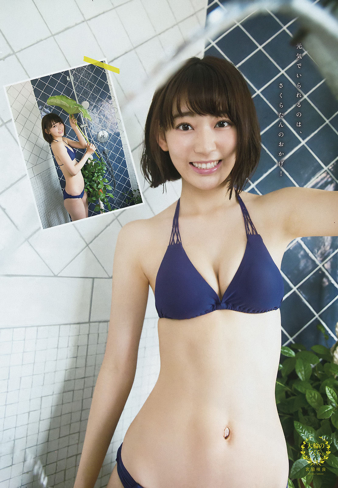 [Young Magazine] 2016年No.41 宮脇咲良 大澤玲美/(13P)