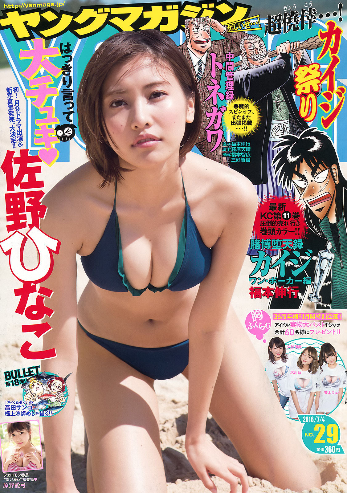 [Young Magazine] 2016年No.29 佐野ひなこ 原野愛弓/(16P)