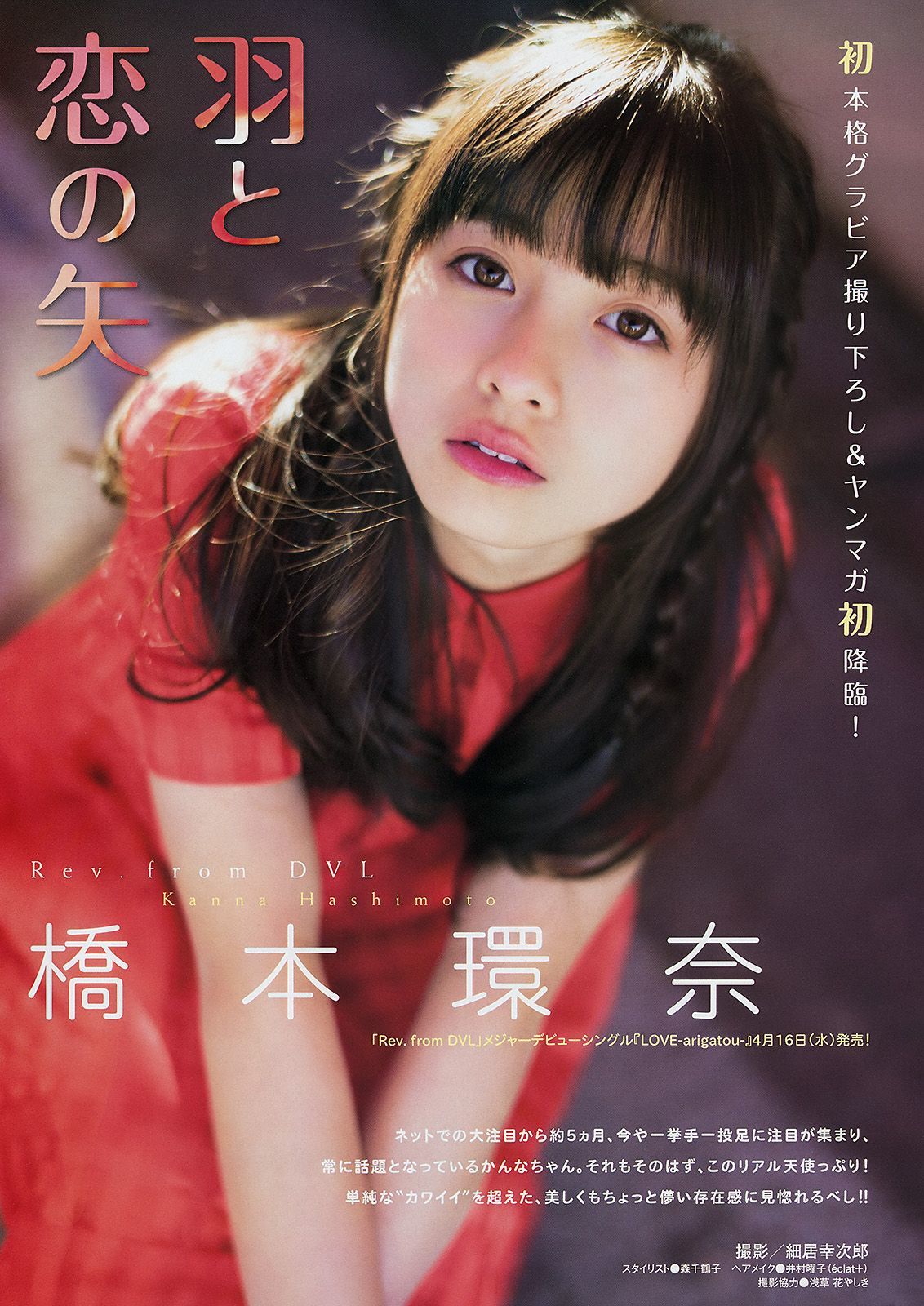 [Young Magazine] 2014年No.20 岸明日香 橋本環奈/(12P)