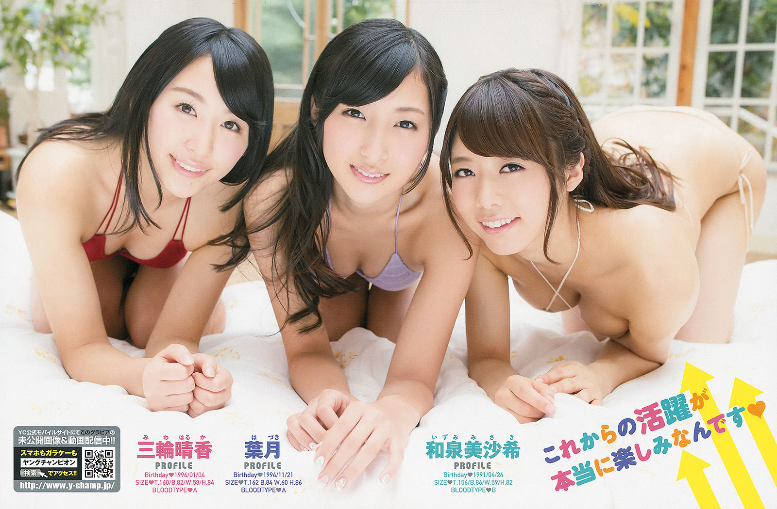 [Young Champion] 2015年No.03 山本彩 和泉美沙希 葉月 三輪晴香/(15P)