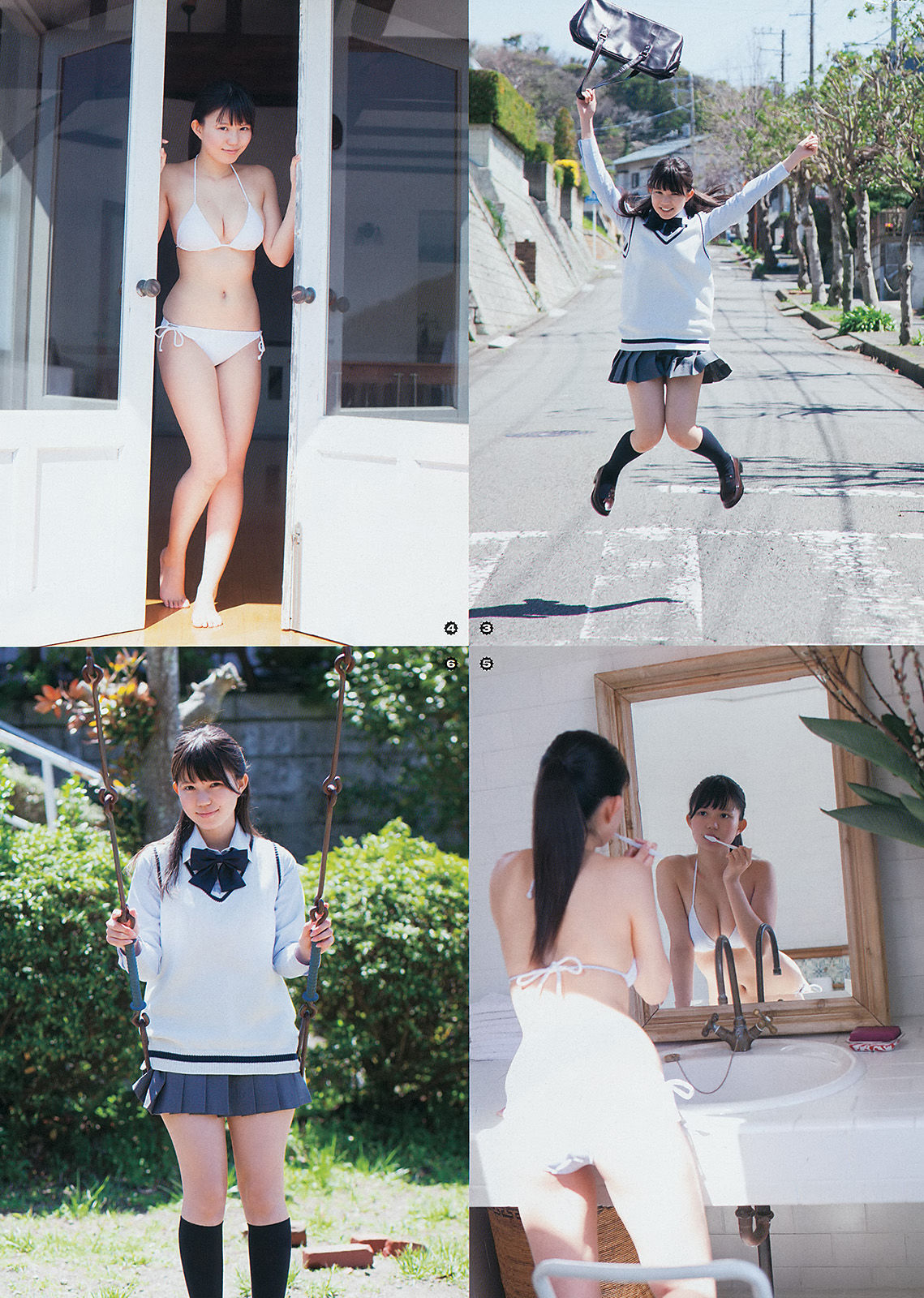 [Young Gangan] 2014年No.10 SUPER☆GiRLS アップアップガールズ(仮) 横山あみ/(24P)