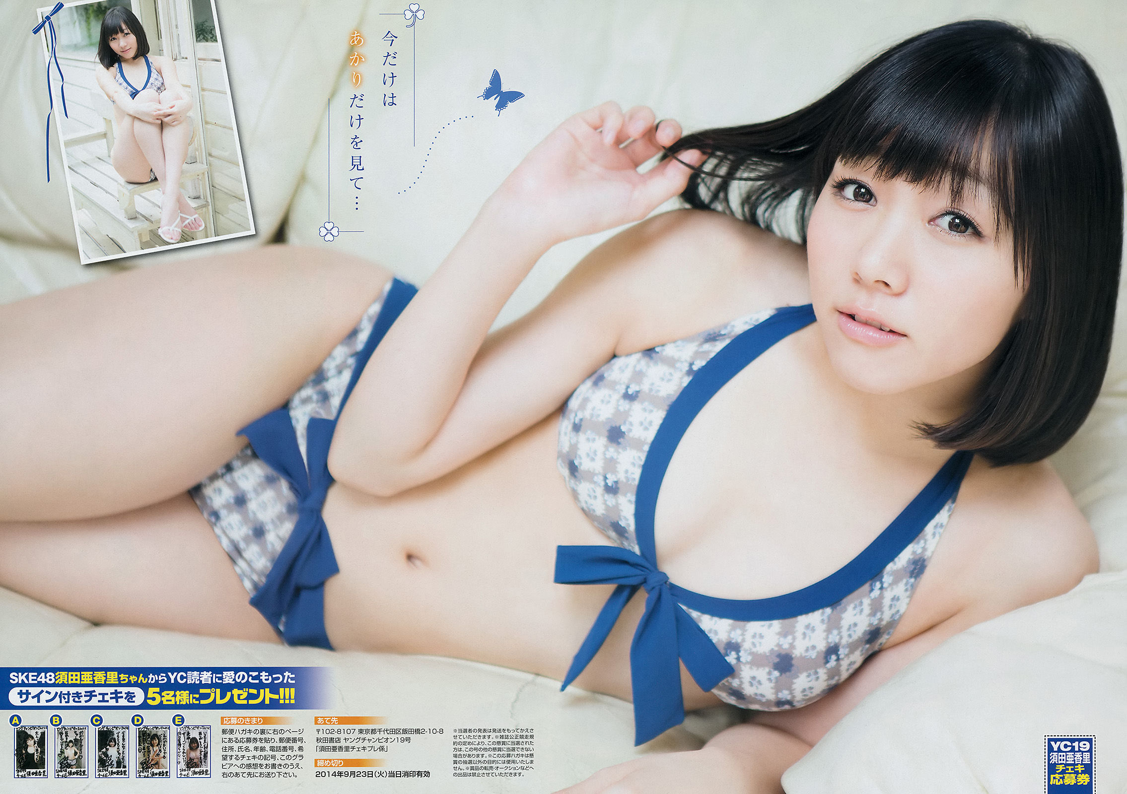 [Young Champion] 2014年No.19 須田亜香里 葉加瀬マイ/(14P)