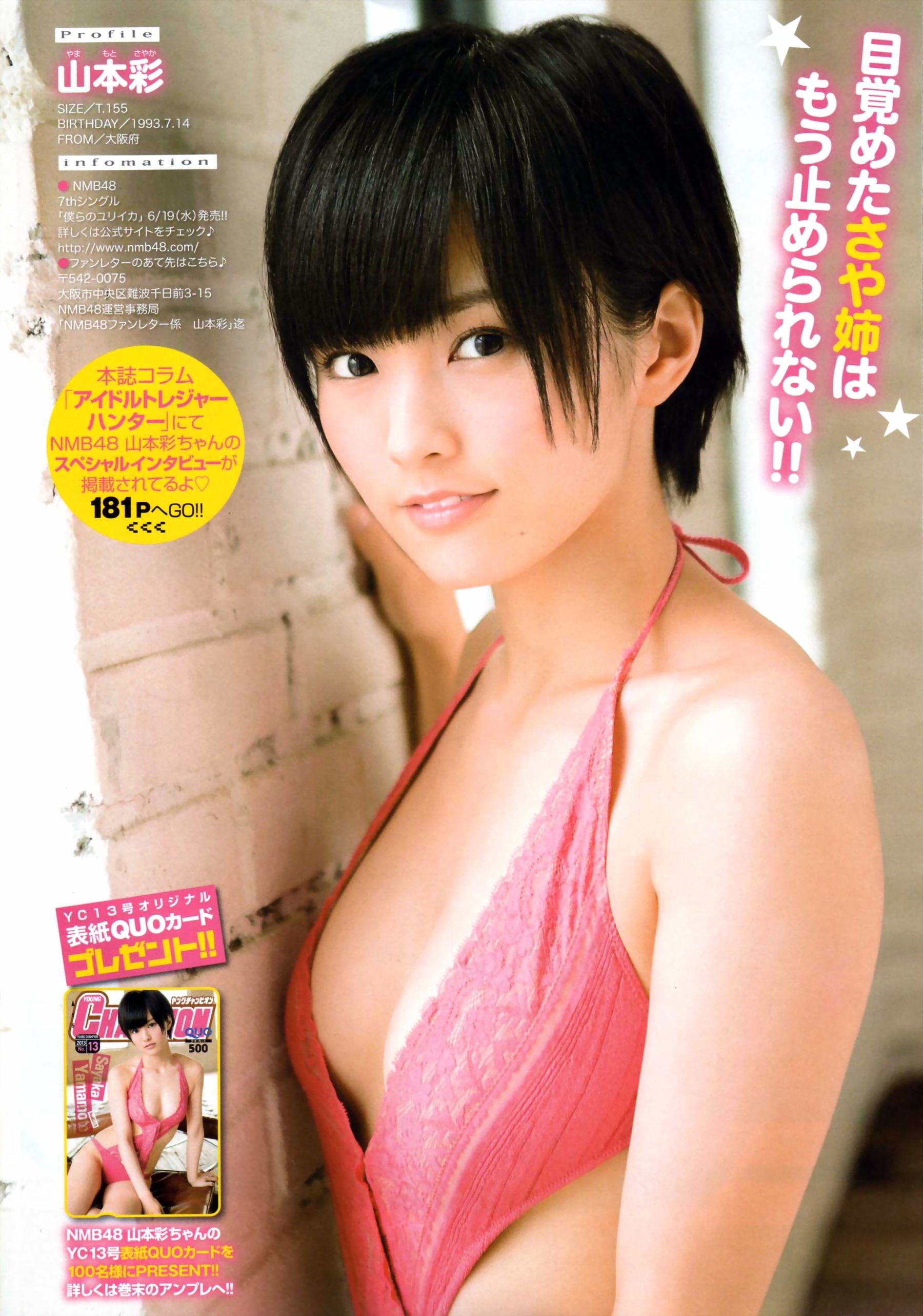 [Young Champion] 2013年No.13 山本彩/(34P)