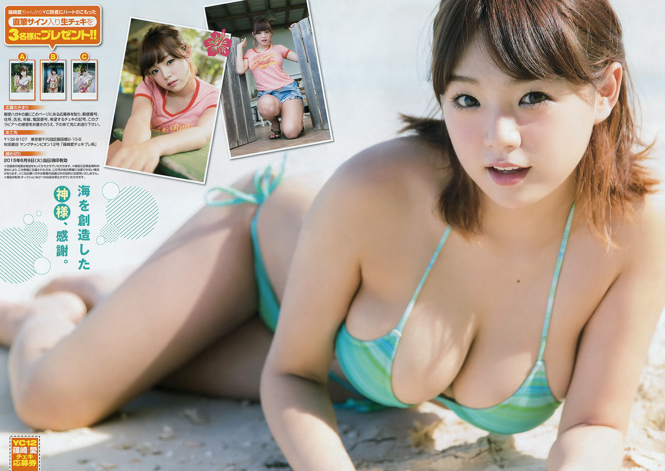 [Young Champion] 2015年No.12 篠崎愛/(17P)