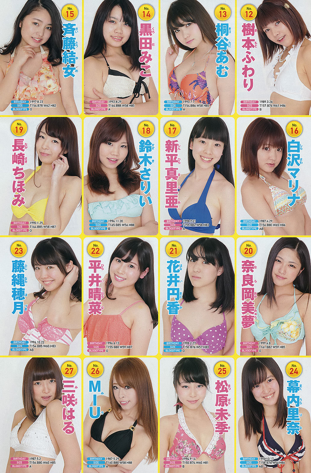 [Young Champion] 2015年No.12 篠崎愛/(17P)