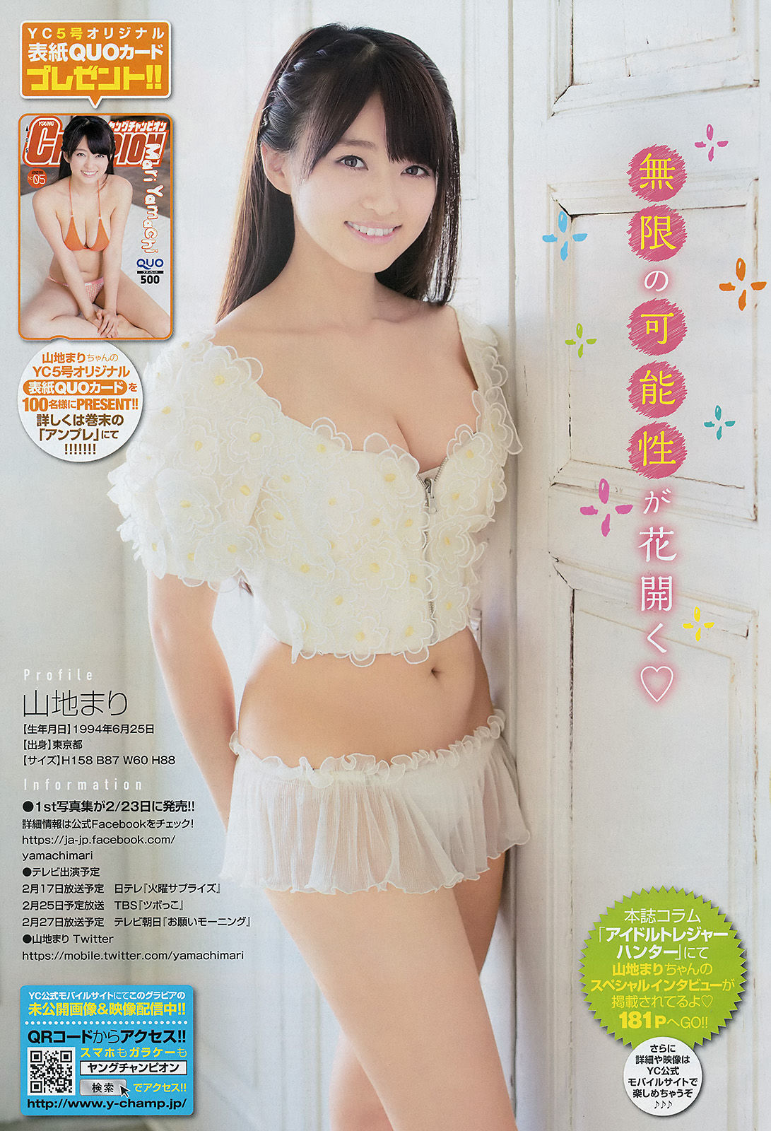 [Young Champion] 2015年No.05 山地まり 葉月ゆめ/(15P)