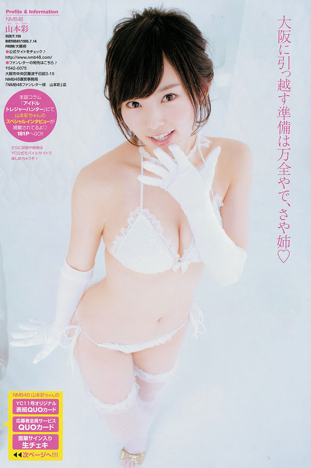 [Young Champion] 2014年No.11 山本彩 橋本環奈 秋山美穂/(15P)