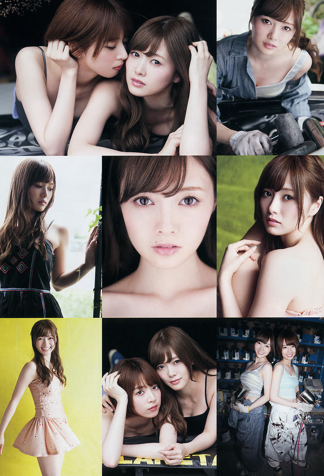 [Weekly Big Comic Spirits] 2015年No.31 橋本奈々未 白石麻衣/(7P)