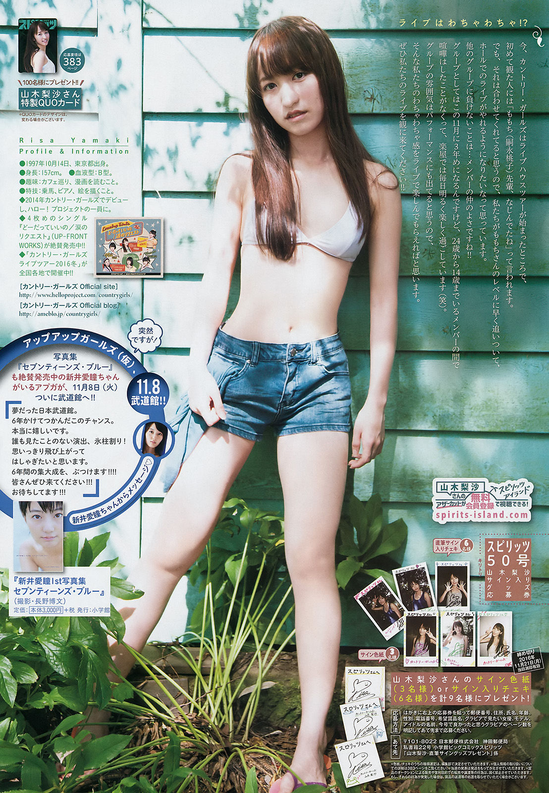 [Weekly Big Comic Spirits] 2016年No.50 山木梨沙/(7P)