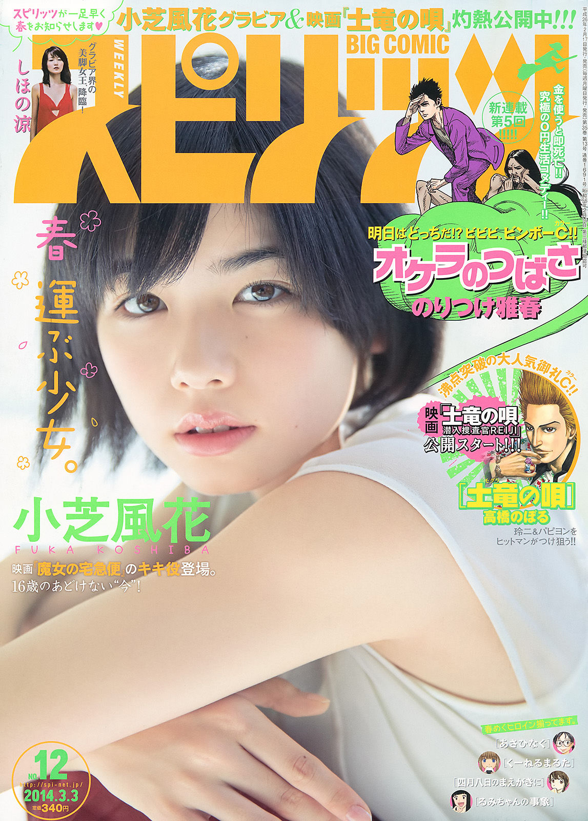 [Weekly Big Comic Spirits] 2014年No.12 小芝風花 しほの涼/(7P)