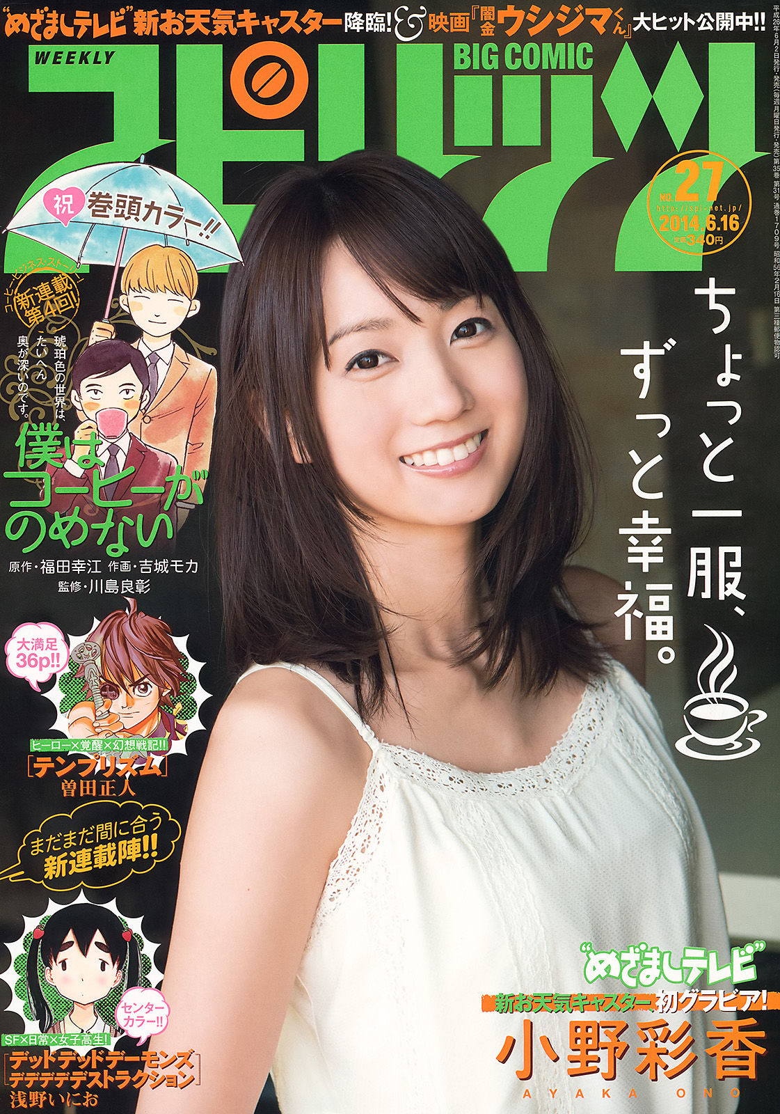 [Weekly Big Comic Spirits] 2014年No.27 小野彩香/(6P)