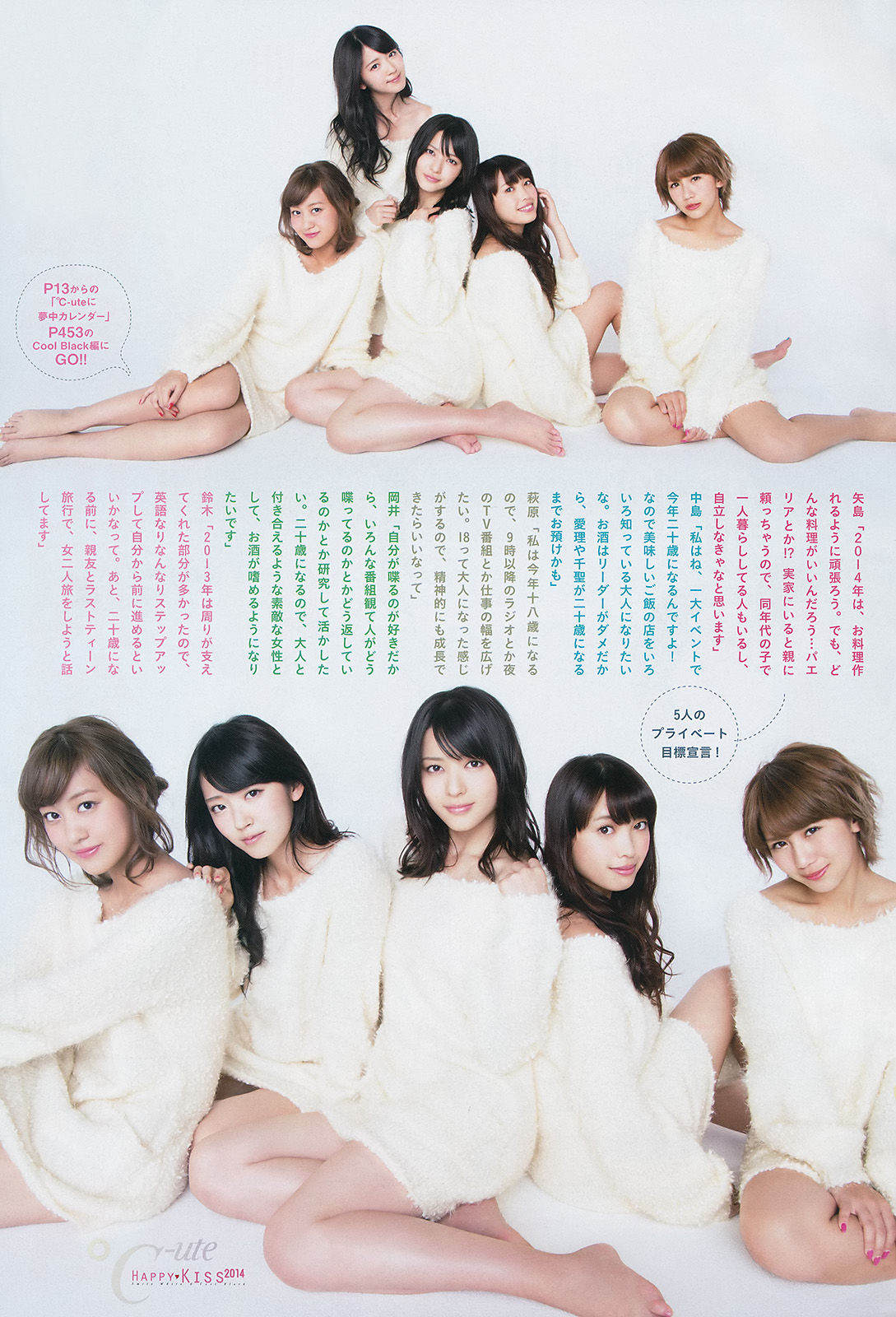 [Weekly Big Comic Spirits] 2014年No.06 ℃-ute/(7P)