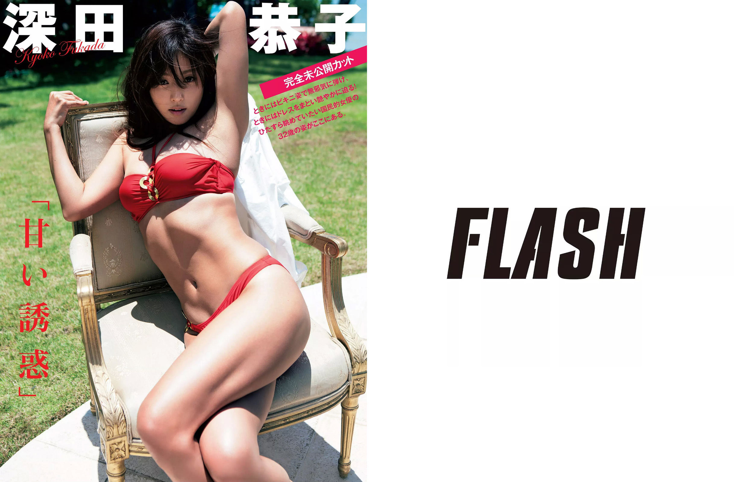 [FLASH] 2015.07.21 山下永夏 深田恭子 西田麻衣 もちづきる美 荒井美恵子 紗倉まな 鈴木ふみ奈/(13P)