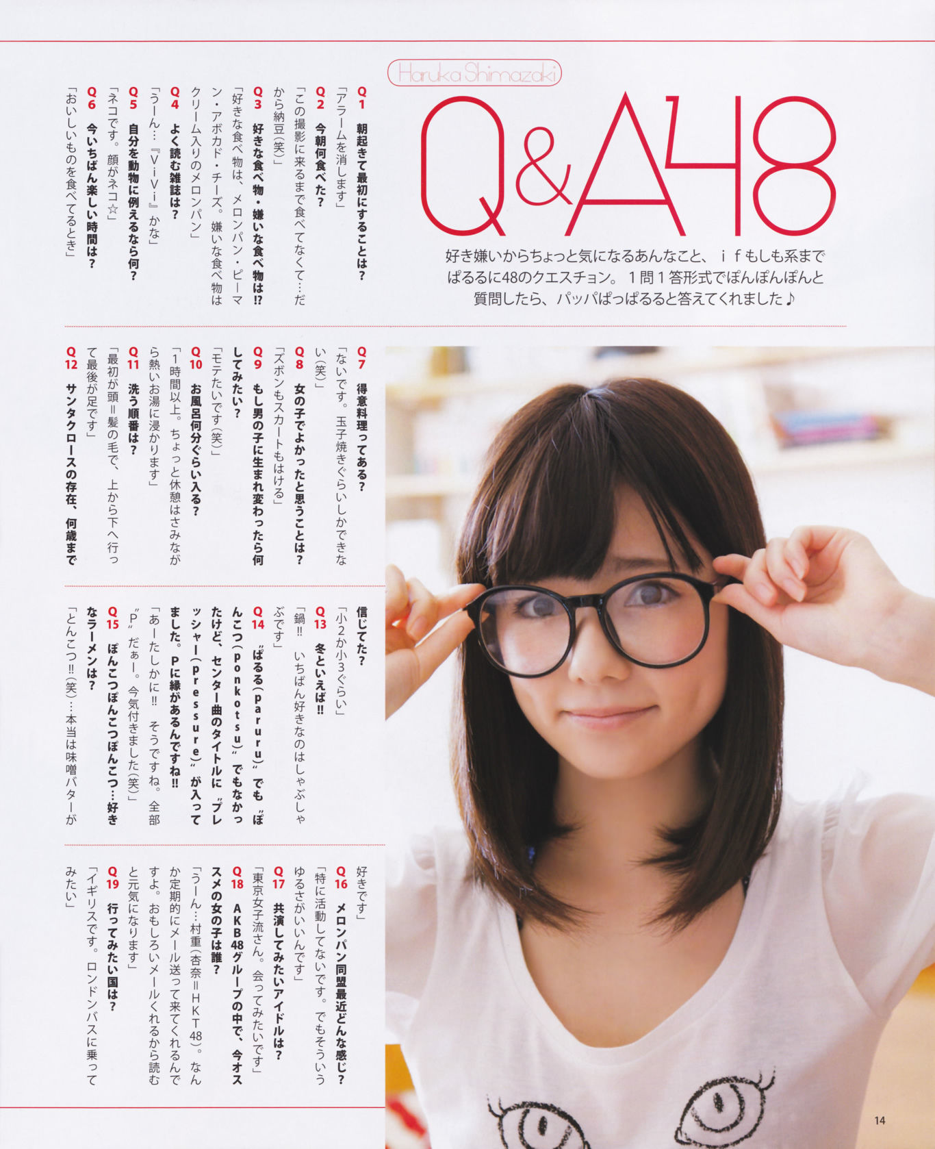 [Bomb Magazine] 2013年No.01 岛崎遥香 桑原みずき/(20P)