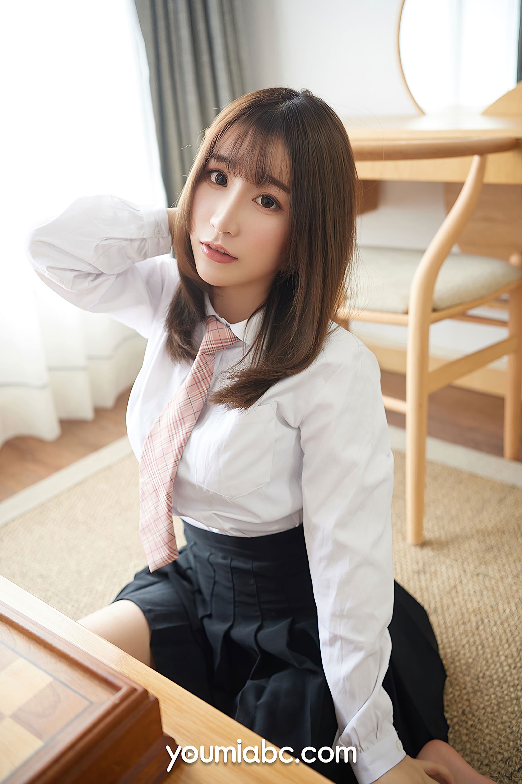 [尤蜜YouMiabc]  绯月樱-Cherry 学生妹の制服诱惑/(50P)