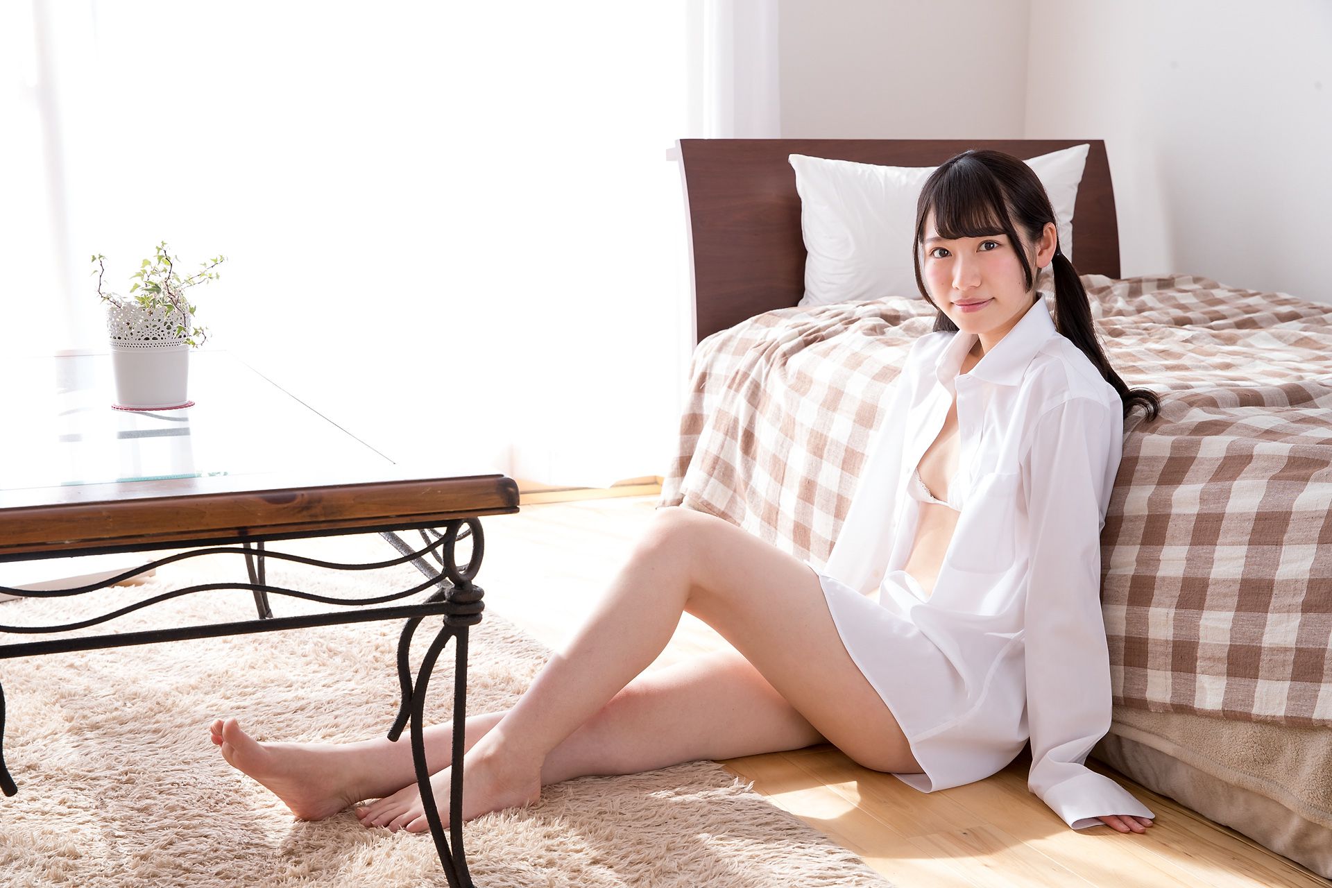 [Minisuka.tv] 葉月彩菜 - Limited Gallery 4.3/(37P)