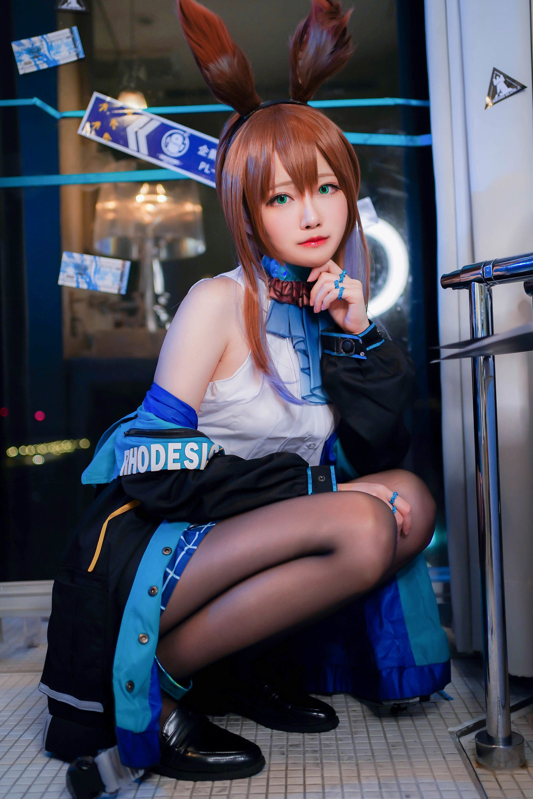 [Cosplay] COS妹子Arty亞緹 - 黑丝兔女郎/(22P)