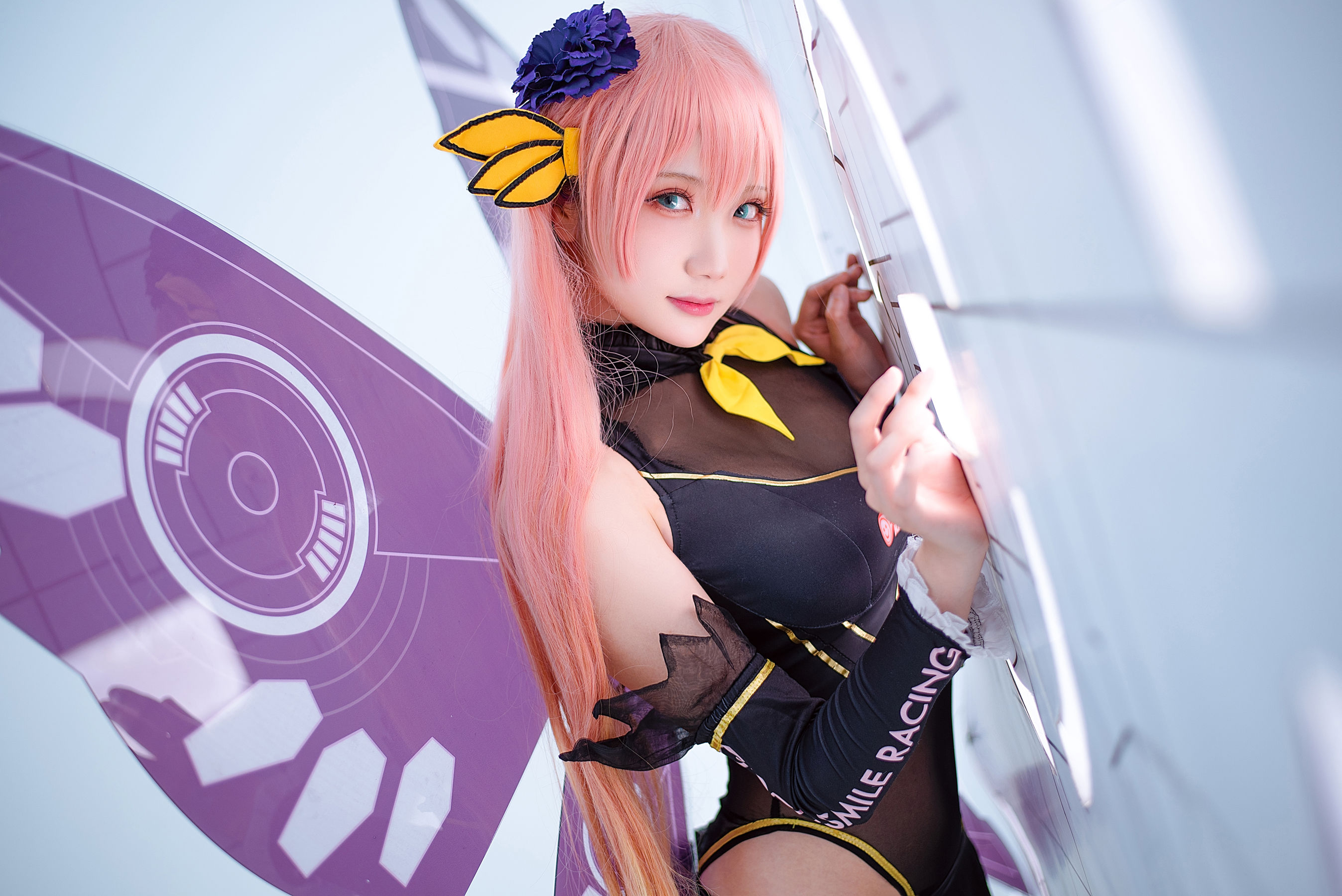 [Cosplay] Coser瓜希酱福利 - LUKA 赛车/(22P)