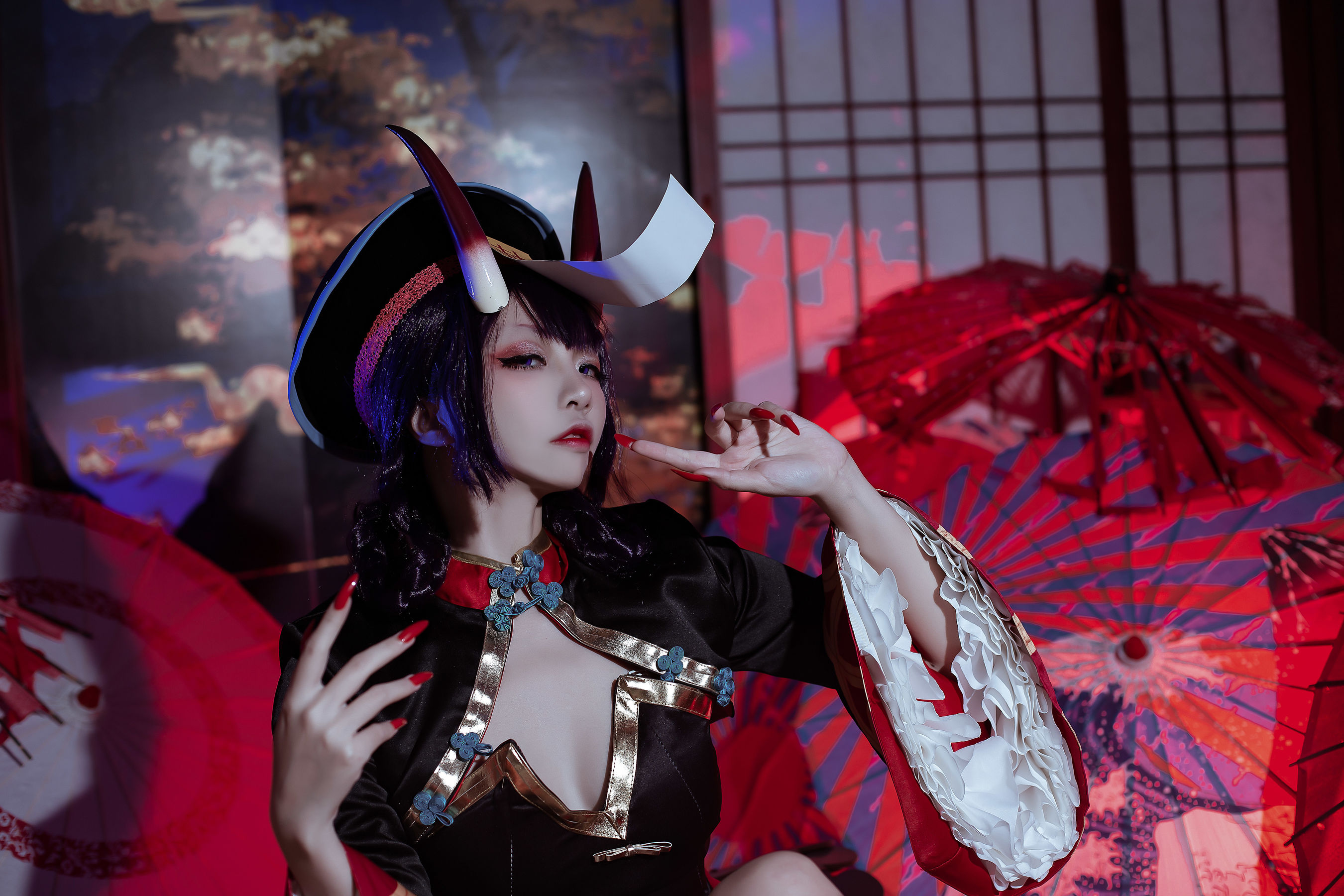 [Cosplay] 人气Coser二佐Nisa - fate酒吞僵尸童子/(21P)