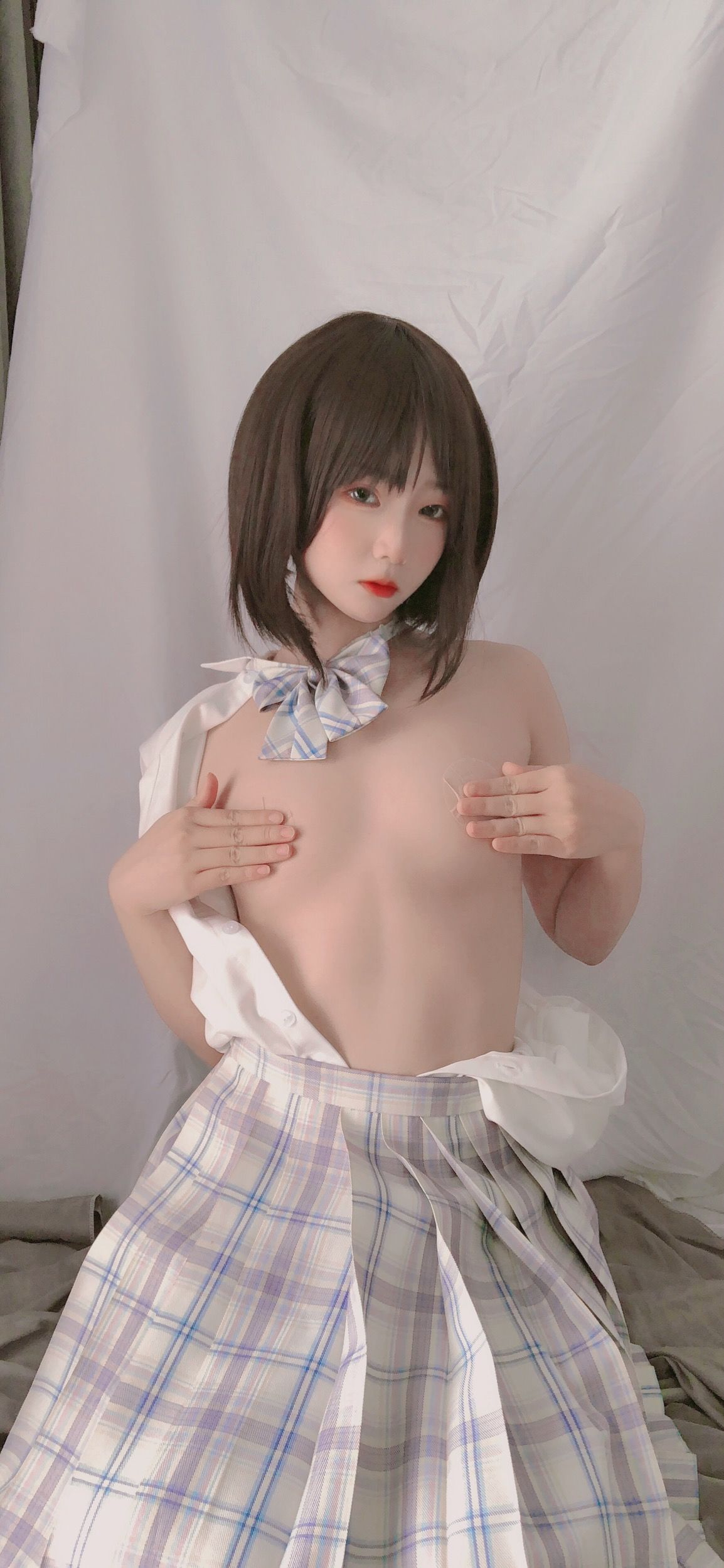 [Cosplay] 萌妹是青水 - 学妹jk/(33P)