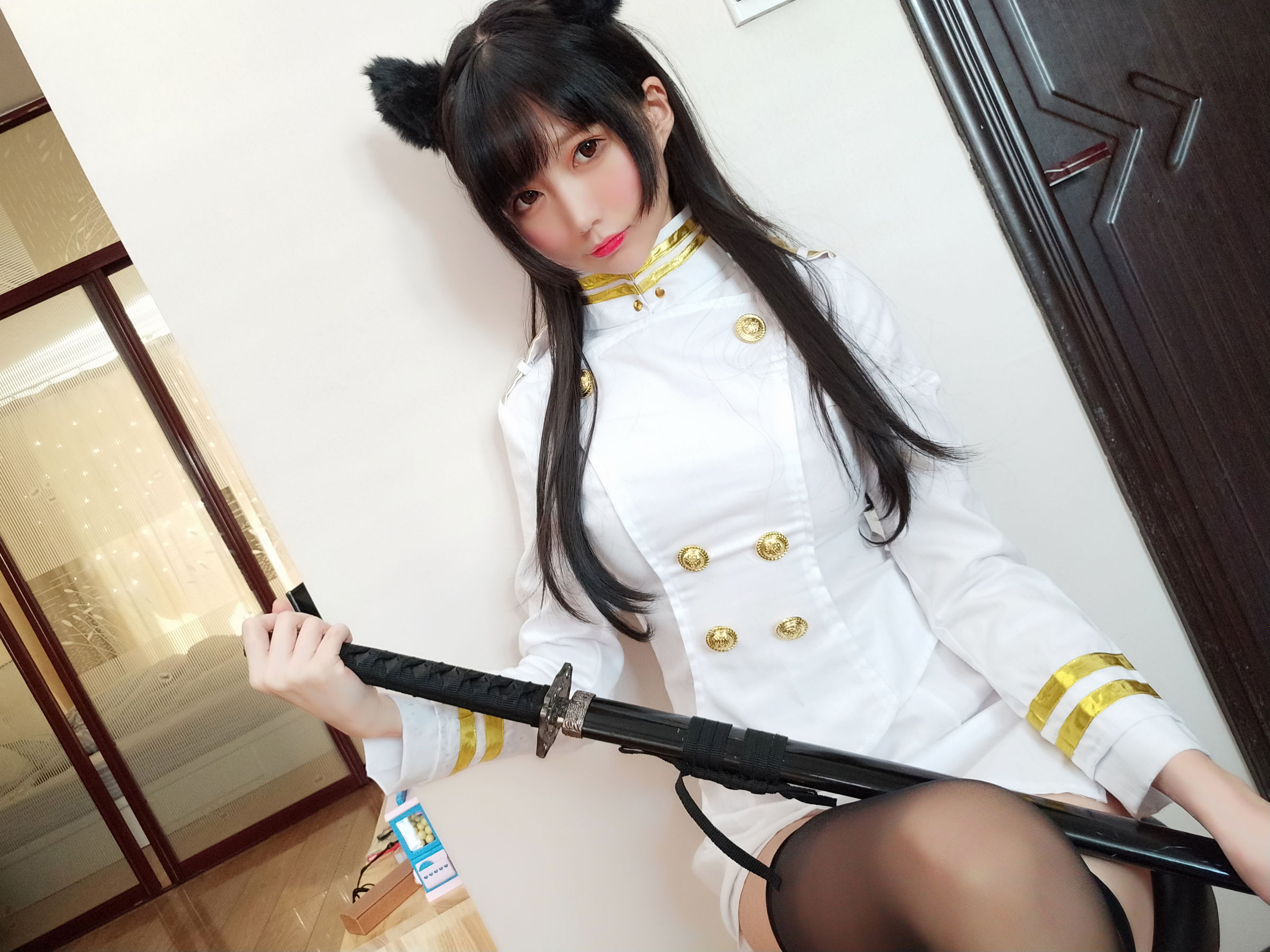 [Cosplay] NAGISA魔物喵[fantia] - 戦損愛宕/(18P)