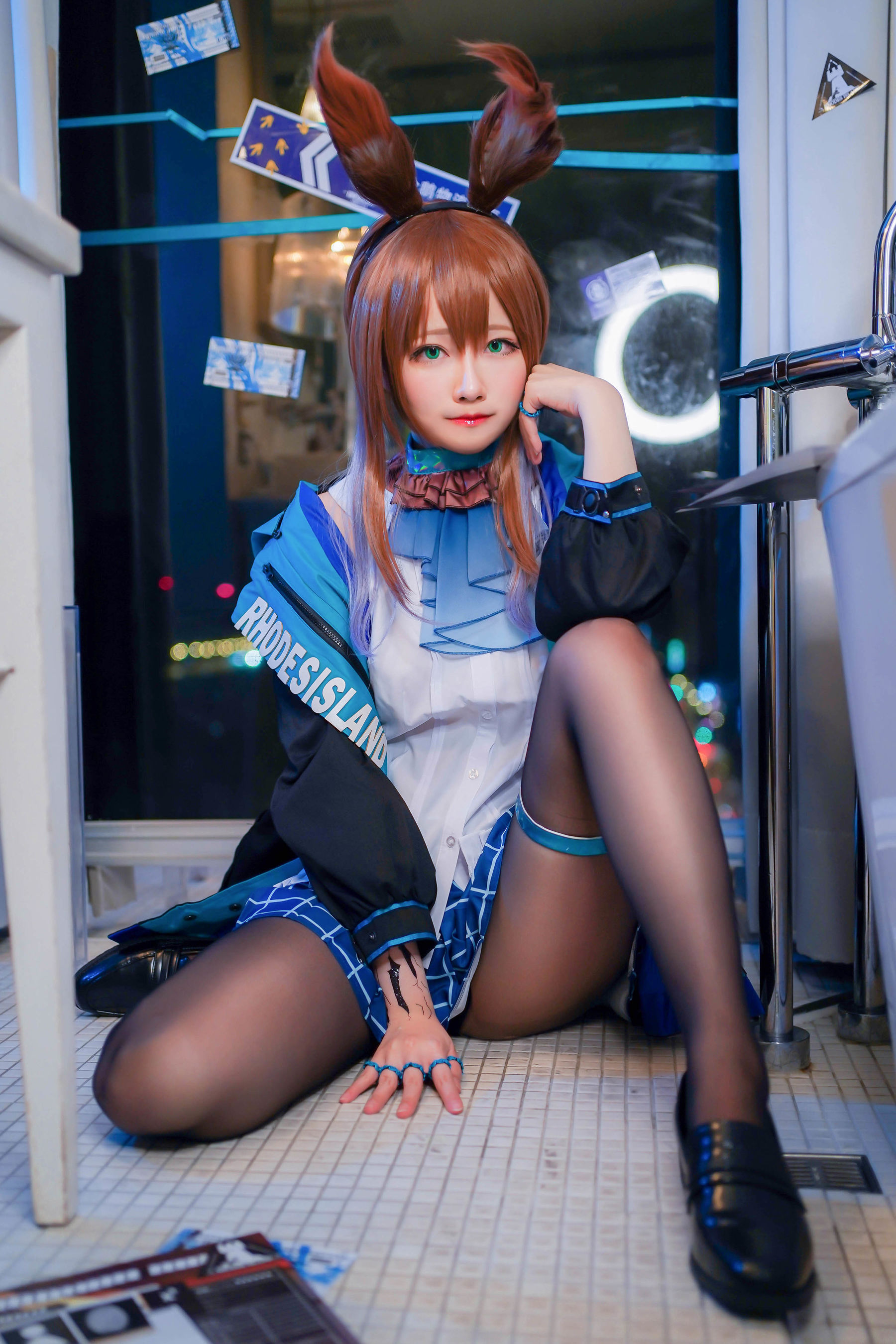 [Cosplay] COS妹子Arty亞緹 - 黑丝兔女郎/(22P)